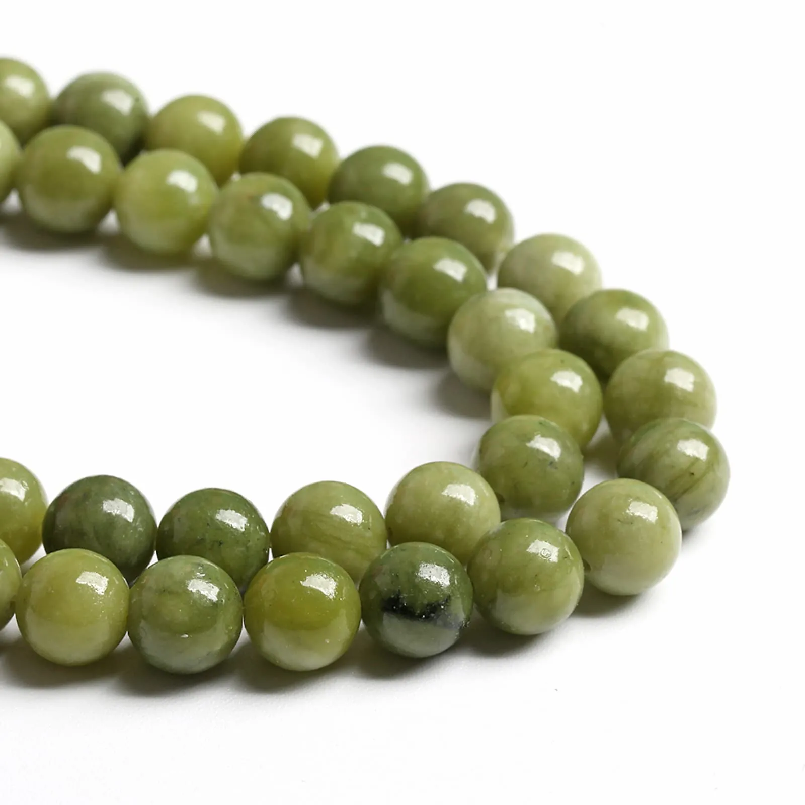 jiejinyu Perline in pietra naturale per creazione di gioielli, 10mm (2 strands) - immagine 4