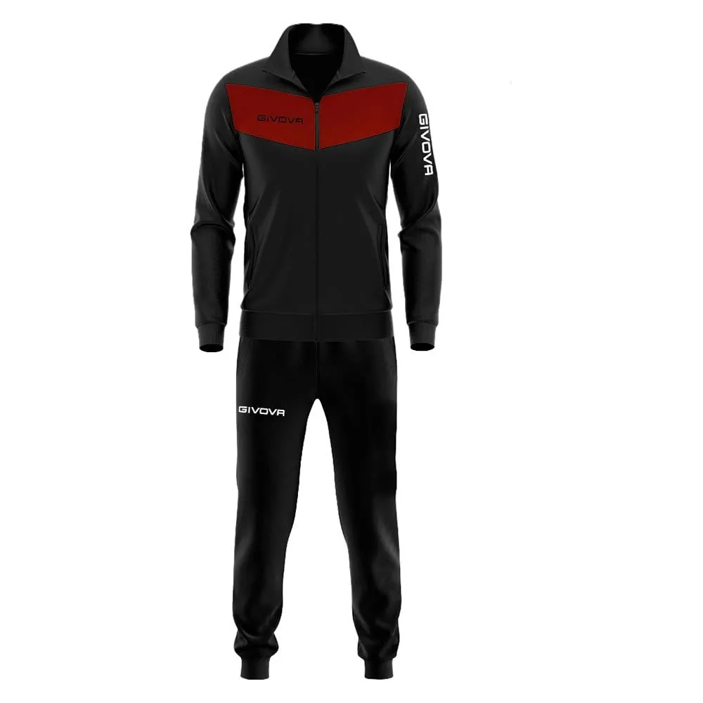 GIVOVA Tuta Visa Triacetato 4S Nero/Granata 2XL - immagine 1