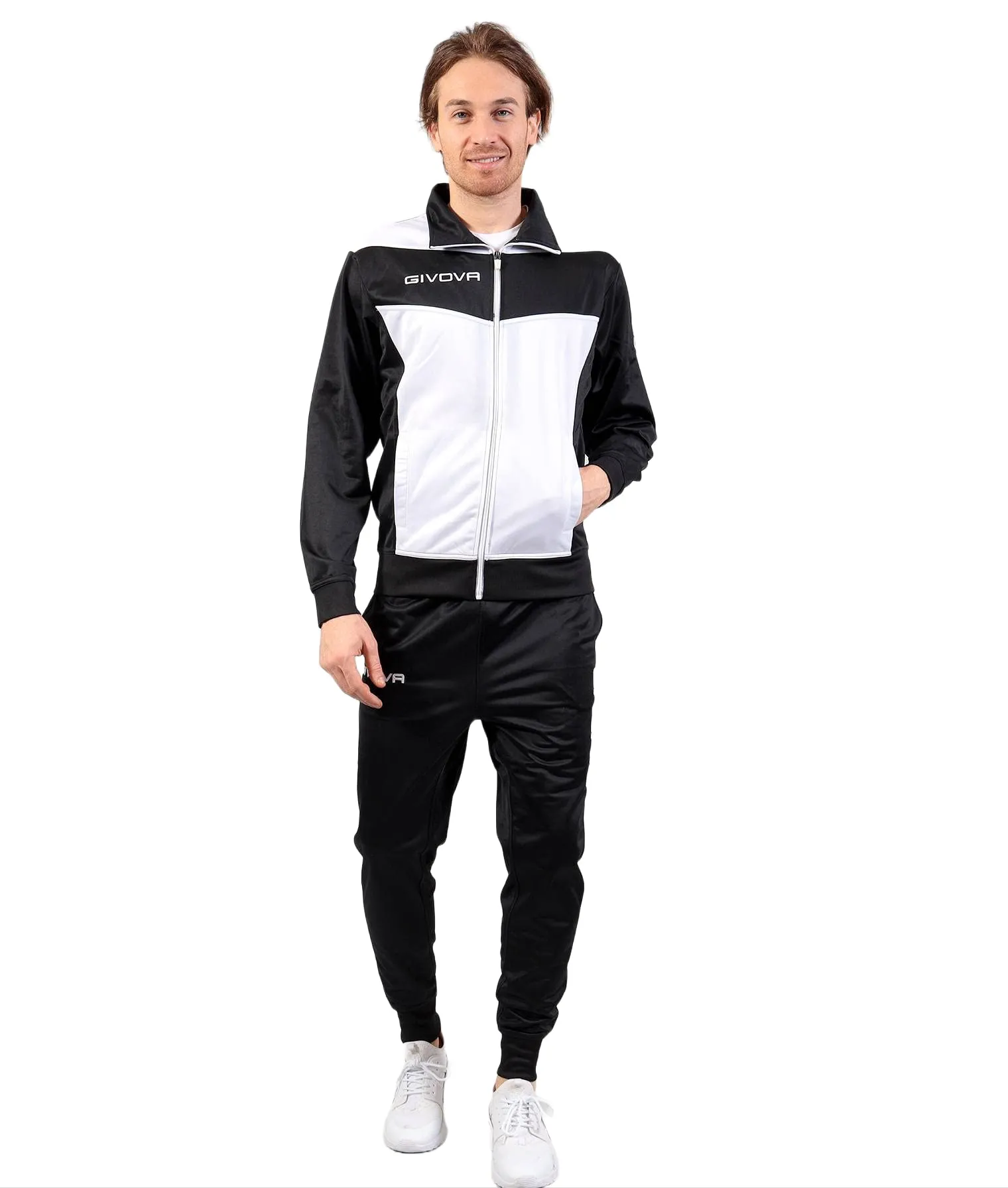 GIVOVA Tuta Visa Triacetato 4S Bianco/Nero 2XL - immagine 1