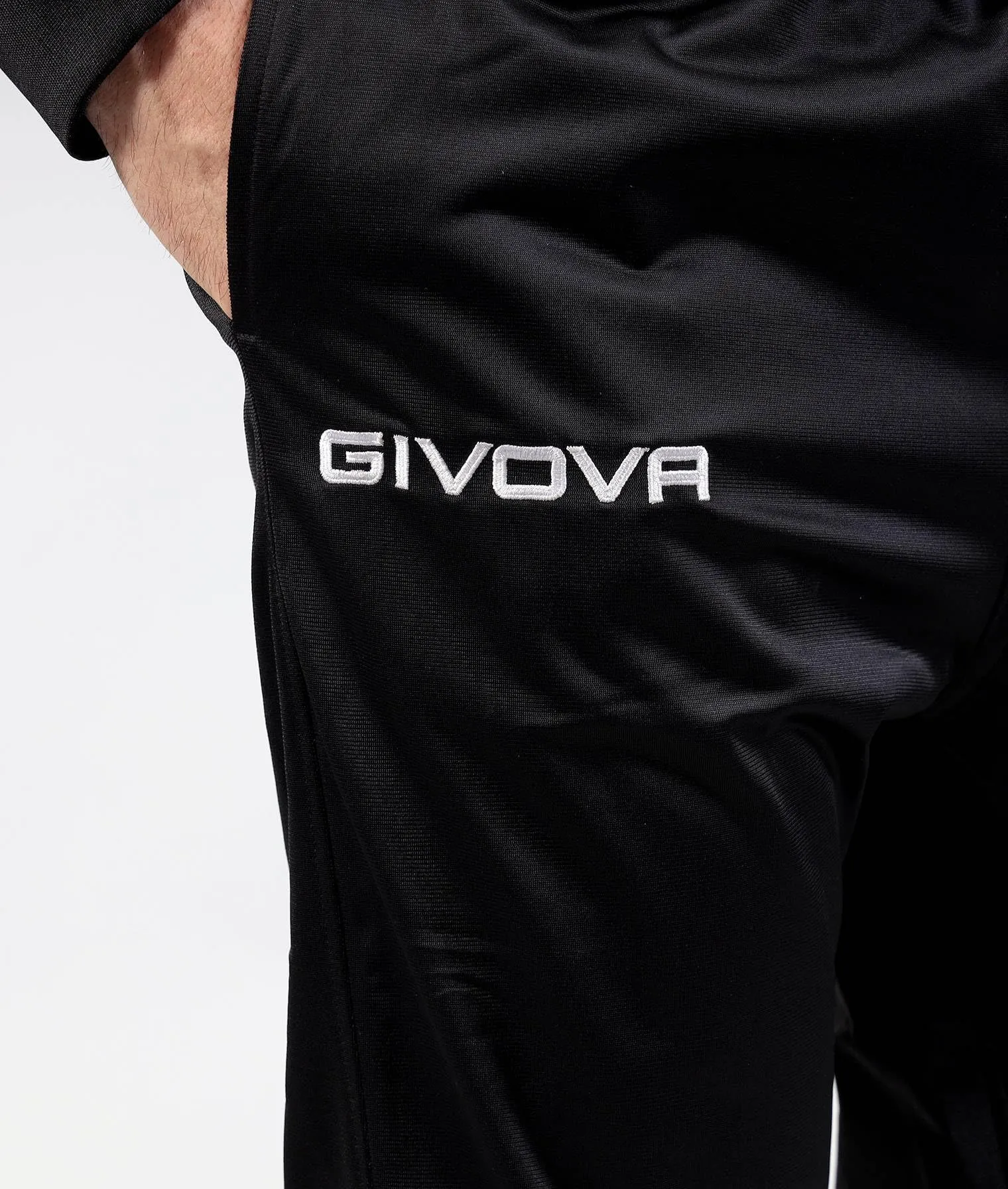 Givova Tuta Visa Triacetato Nero/Granata 4S, 3XL - immagine 3