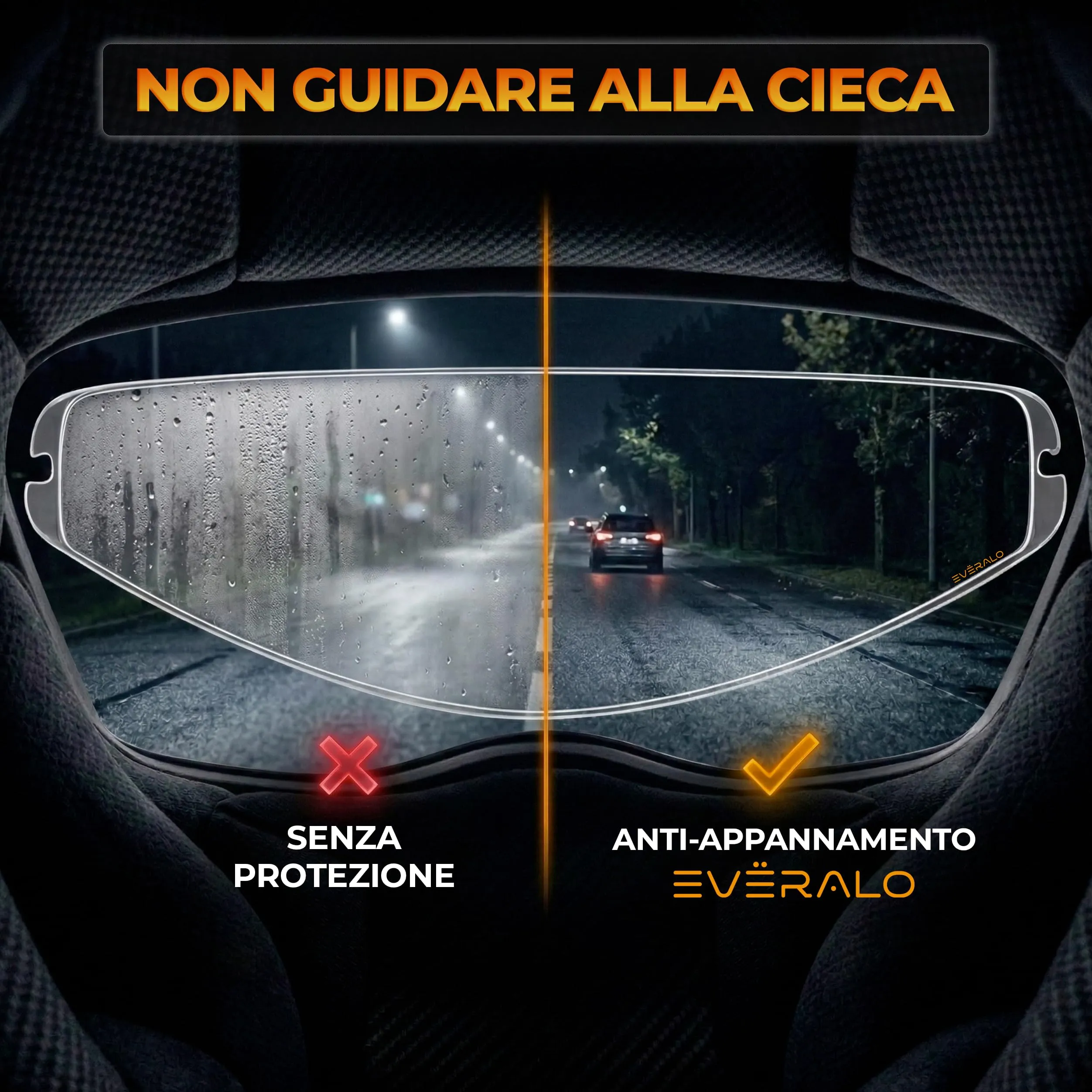 Everalo Lente Antiappannamento per AGV K1, K5, Compact - Sistema DKS118 - immagine 3