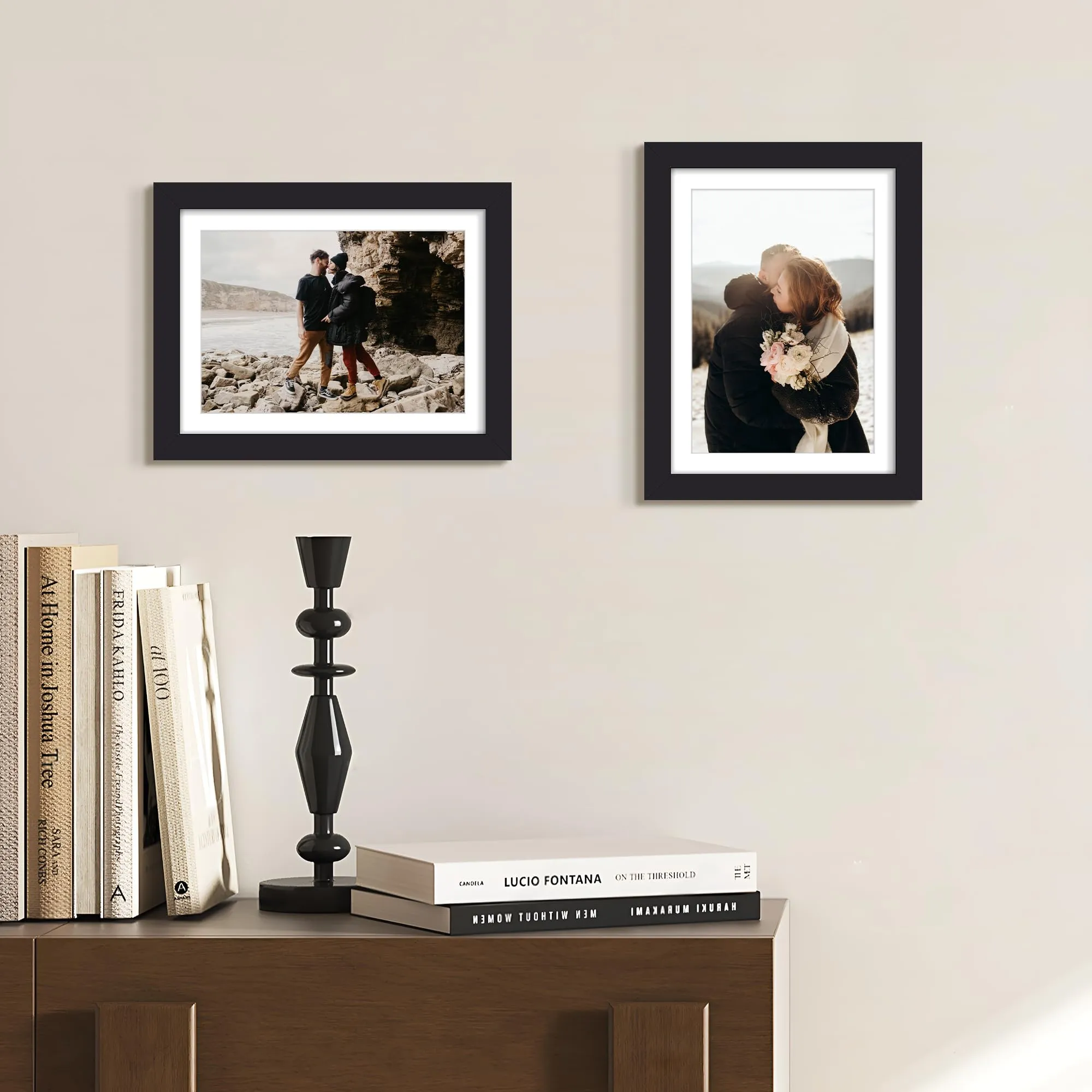 upsimples Set di 3 Cornici portafoto, 15,24 x 20,32 cm, Nero - immagine 6