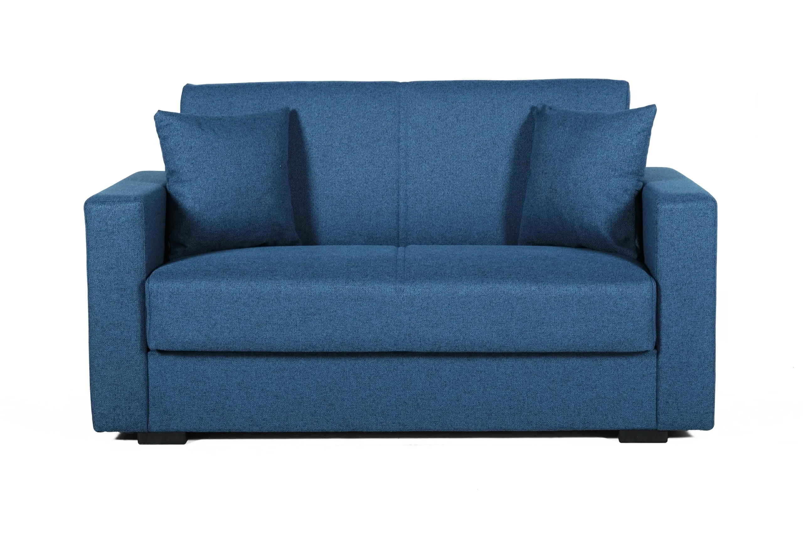 Arredo Stock Divano Letto Afrodite Blu, 2 Posti, 155x80x87 cm - immagine 3