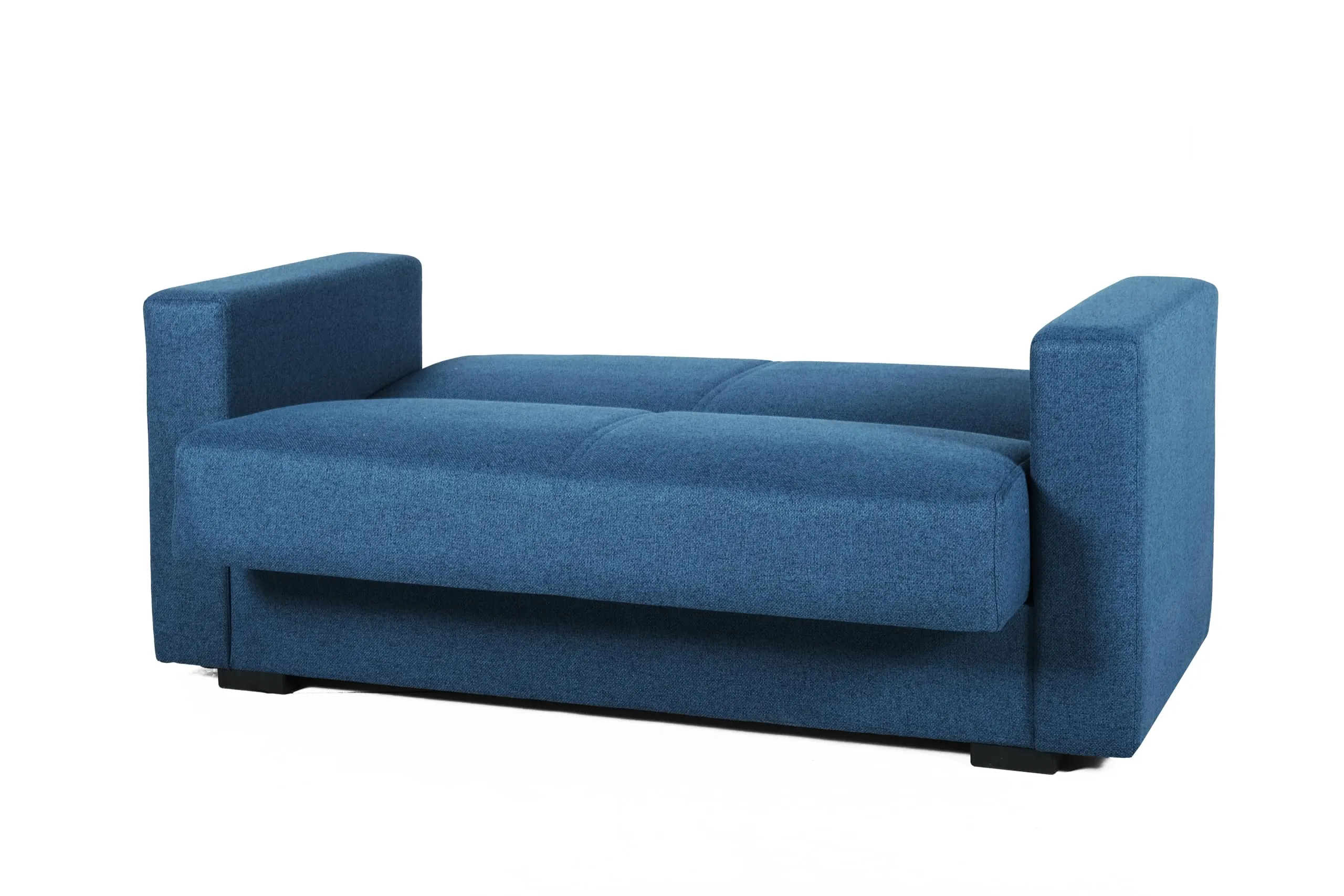 Arredo Stock Divano Letto Afrodite Blu, 2 Posti, 155x80x87 cm - immagine 5