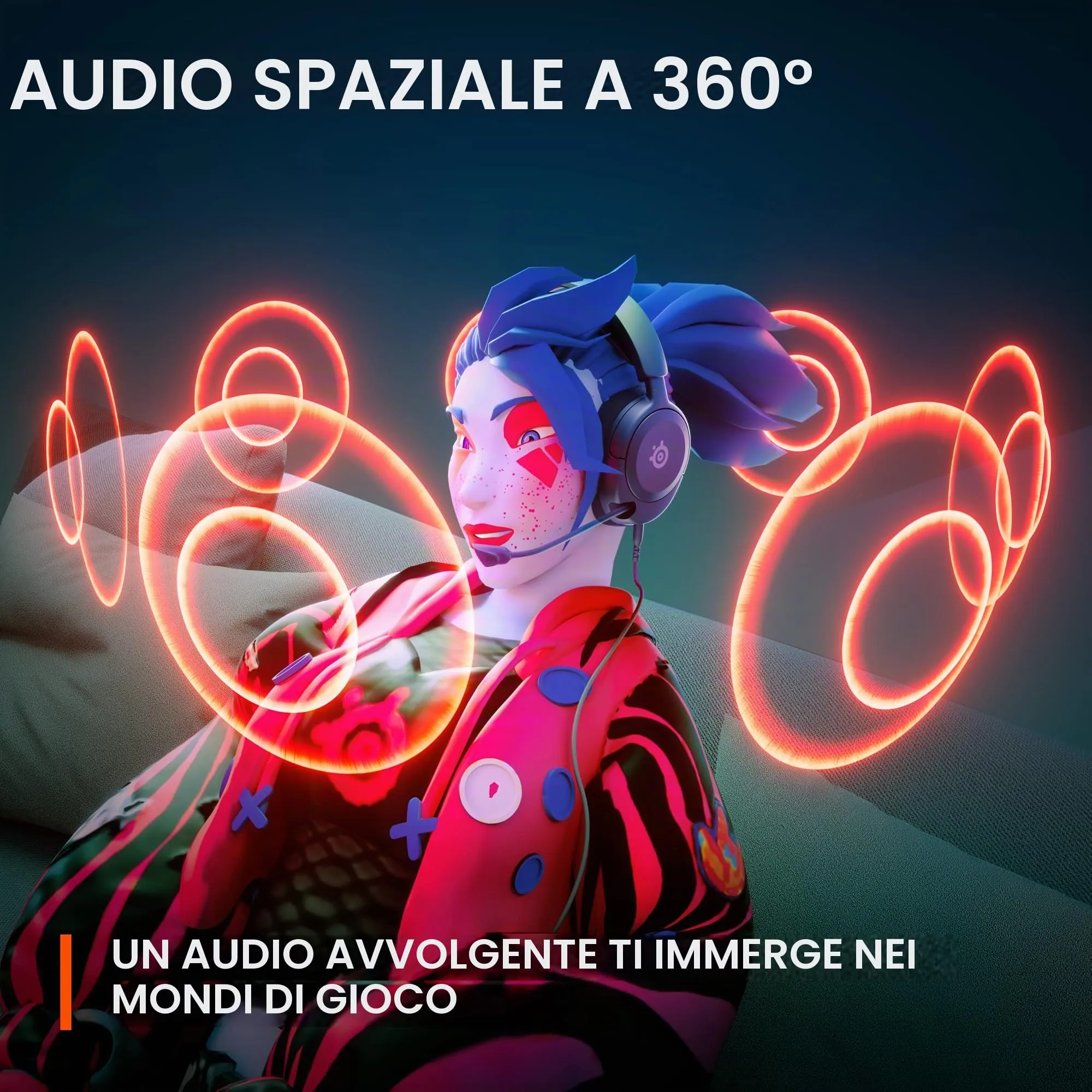SteelSeries Arctis Nova 1 Gaming Headset - immagine 6