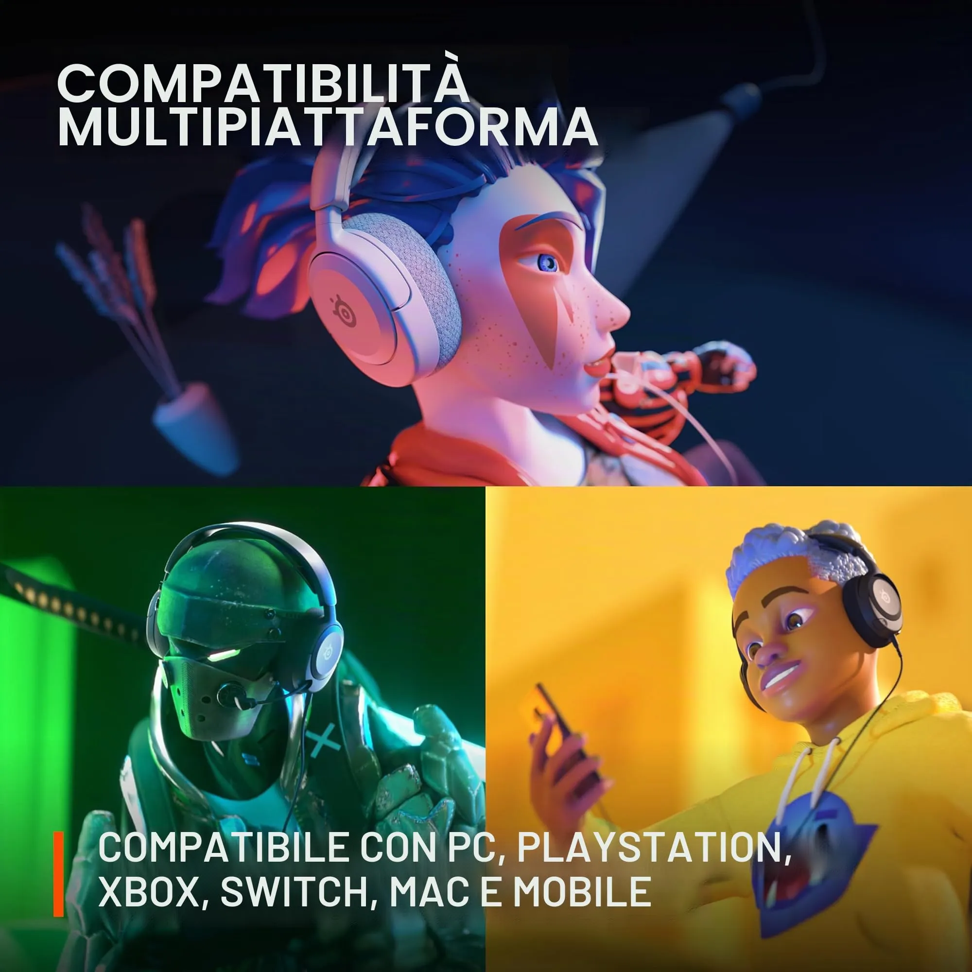 SteelSeries Arctis Nova 1 Cuffie da gioco multi-sistema - immagine 11