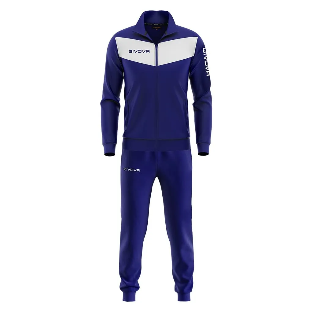 Givova Tuta Visa Triacetato 4S Blu/Bianco 3XL - immagine 1
