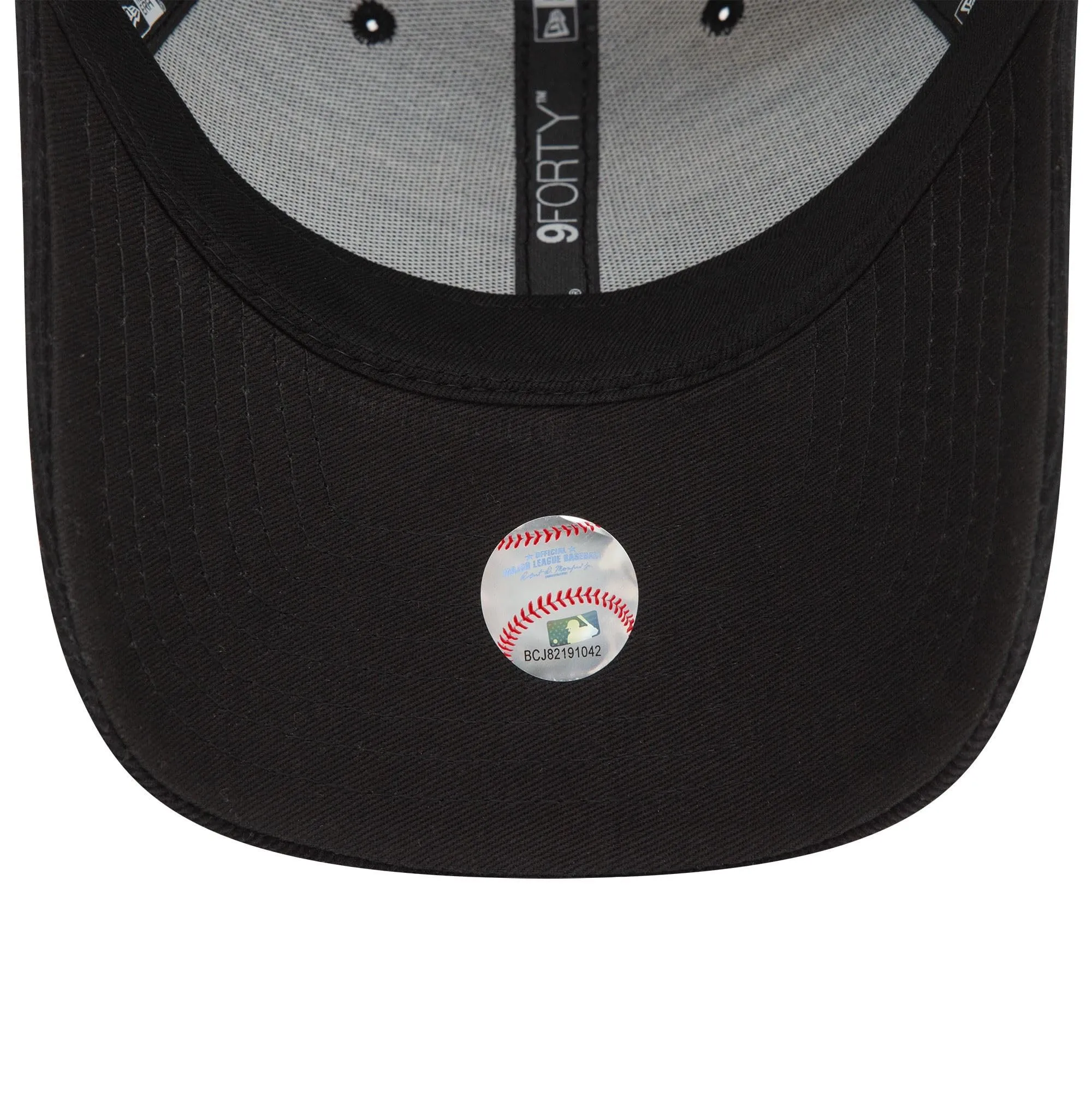 New Era Boston Red Sox MLB 9Forty Corduroy Adjustable Baseball Cap - Black - immagine 5