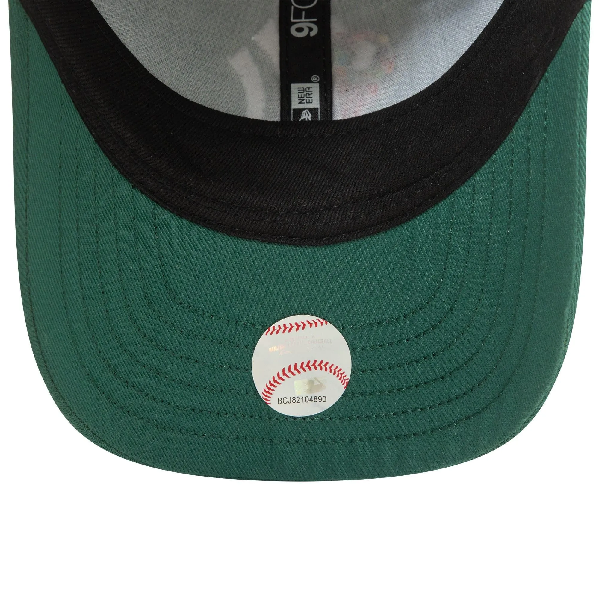 New Era New York Yankees Berretto da Baseball 9forty per Bambini Piccoli MLB Logo Natale Verde - immagine 5
