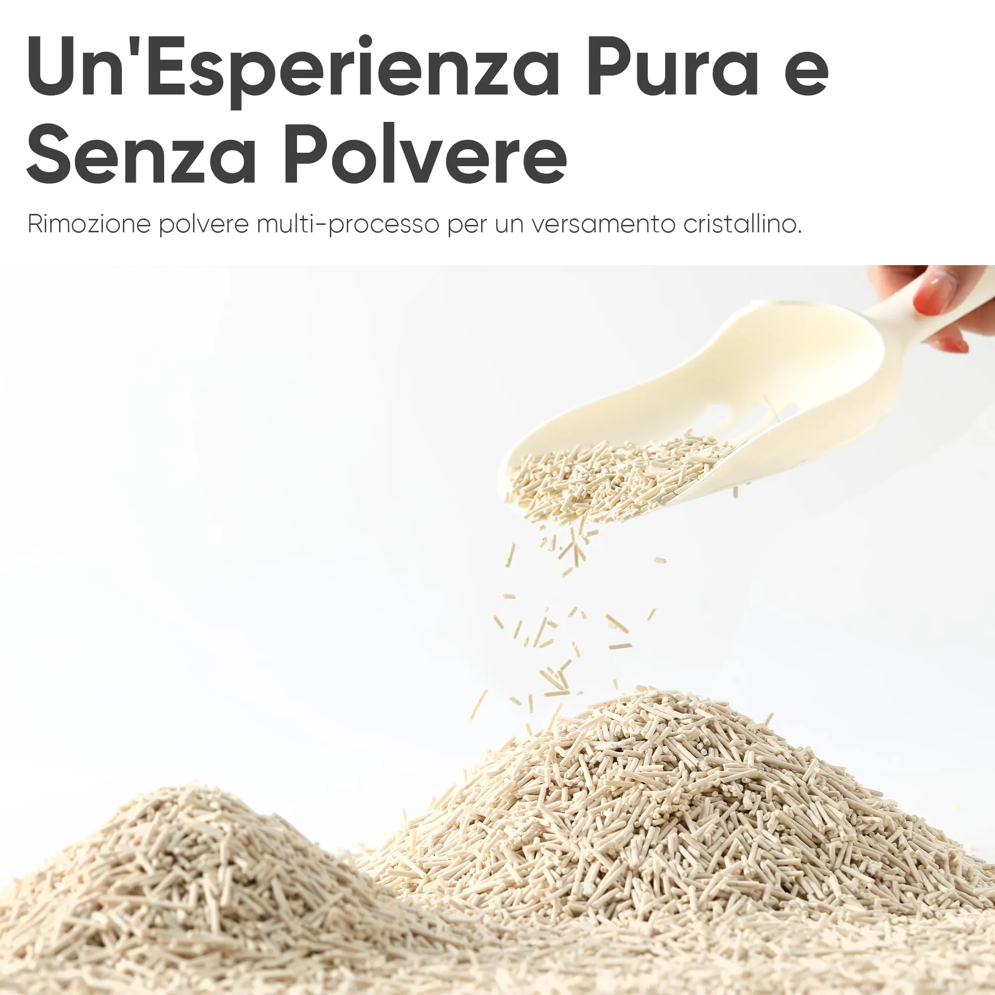 FUKUMARU Lettiera per Gatti al Tofu, Mais e Fagioli, Agglomerante e Biodegradabile, 24L / 10,8kg - immagine 4