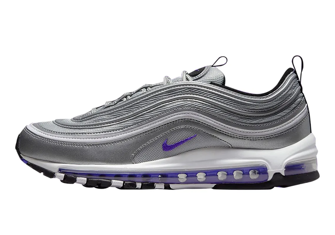 Nike Air Max 97 GS Bianco/Royalpnk Gaze, 9.5 - immagine 1