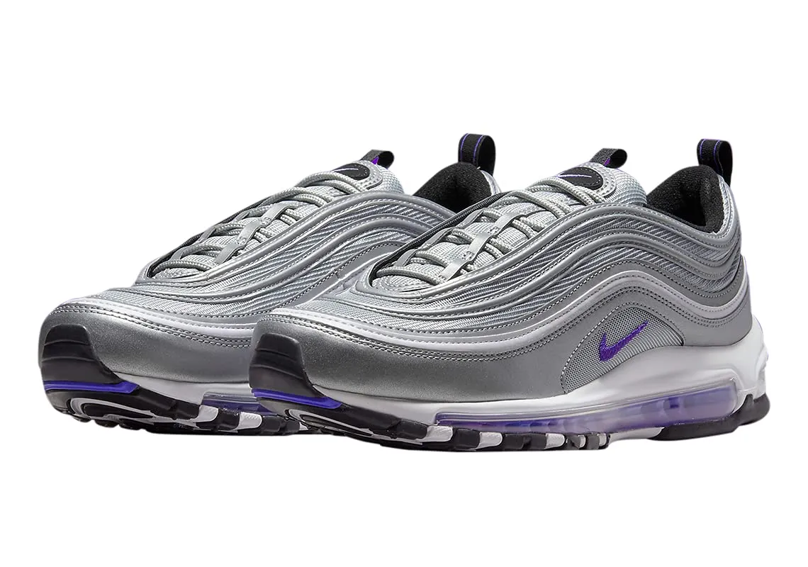 Nike Air Max 97 GS Bianco/Royalpnk Gaze, 9.5 - immagine 3