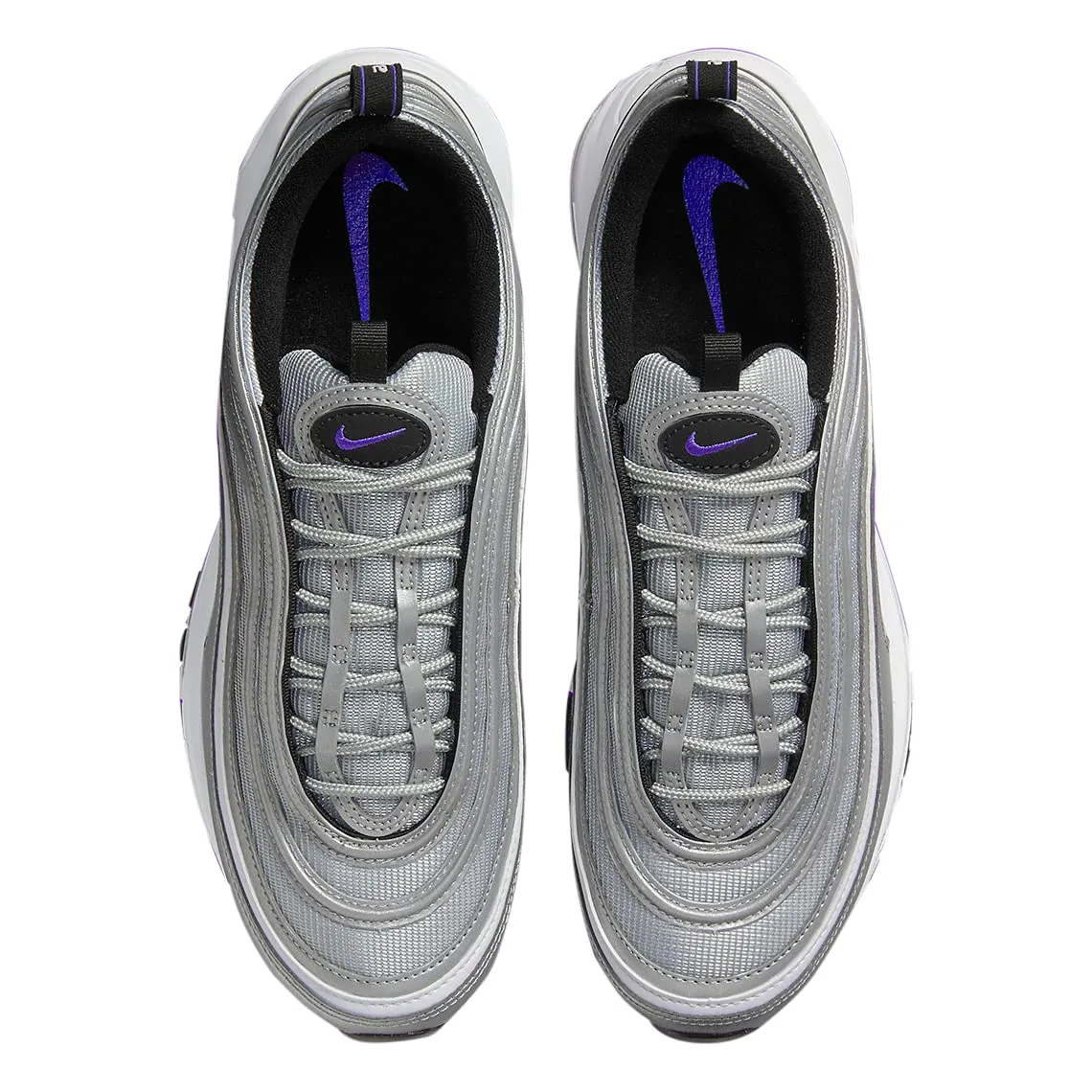 Nike Air Max 97 GS Bianco/Royalpnk Gaze, 9.5 - immagine 4