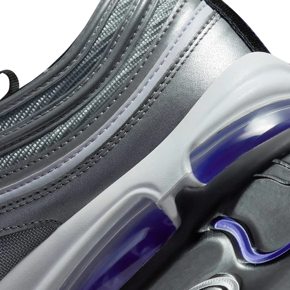 Nike Air Max 97 GS Bianco/Royalpnk Gaze, 9.5 - immagine 7