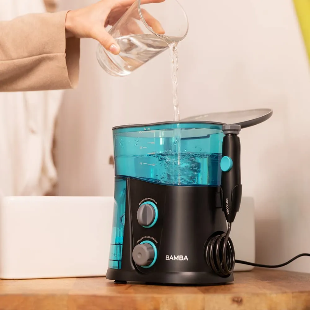 Cecotec ToothCare 1200 Jet Pro Oral Irrigator, 7 Nozzles, LED Display, 1000 ml Capacity, 10 Pressure Settings, IPX4, UV Light Disinfection - immagine 5