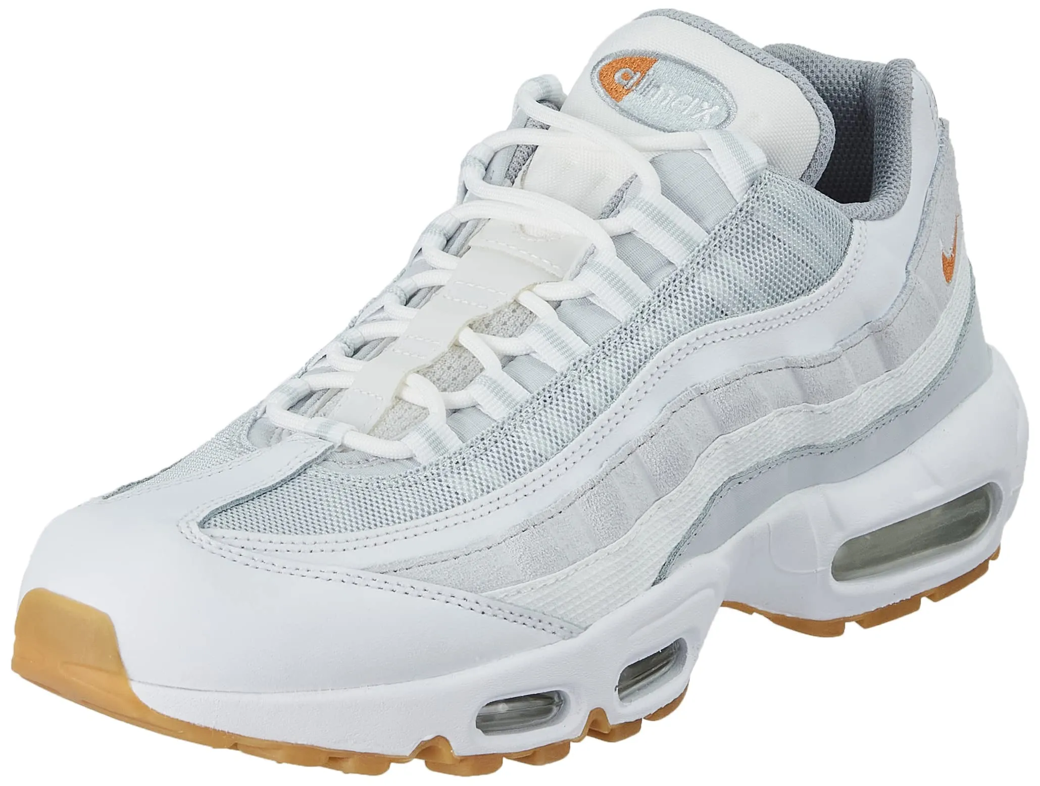 Nike Air Max 95 Uomo - Bianco Pure Platinum Wolf Grigio Curry Caldo - 43 EU - immagine 1