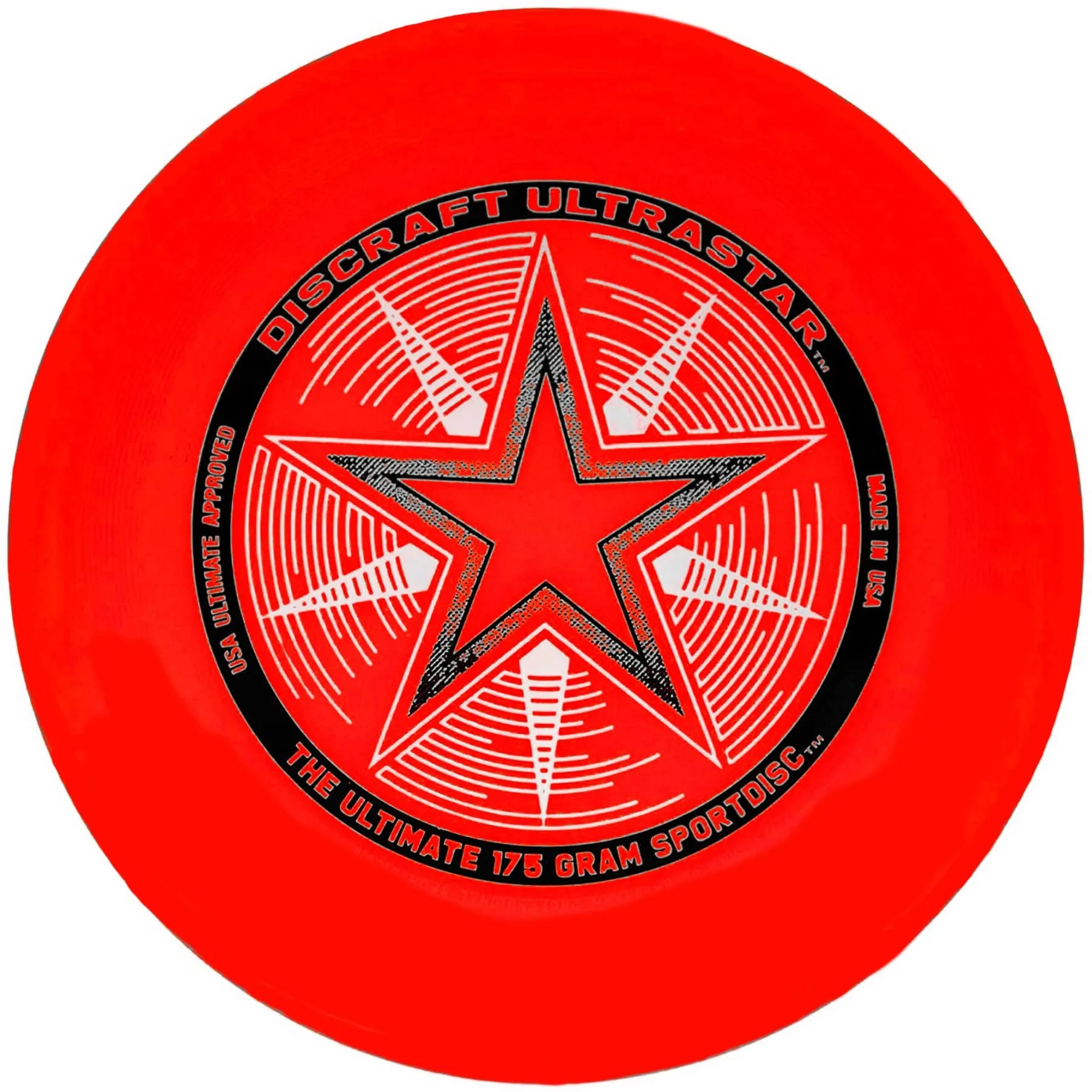 Discraft Ultra-Star Sport Disc, 175g, Rosso Luminoso - immagine 1