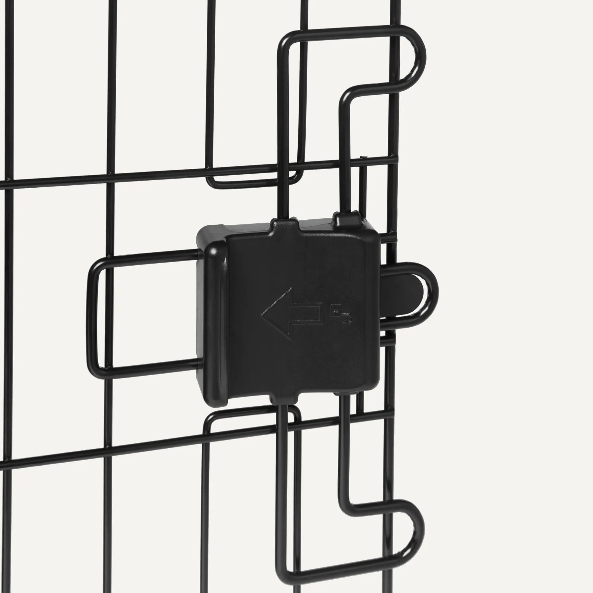 Amazon Basics Gabbia per Cani in Filo Metallico Pieghevole con Vassoio, 46 x 32 x 38 cm, Nera - immagine 3