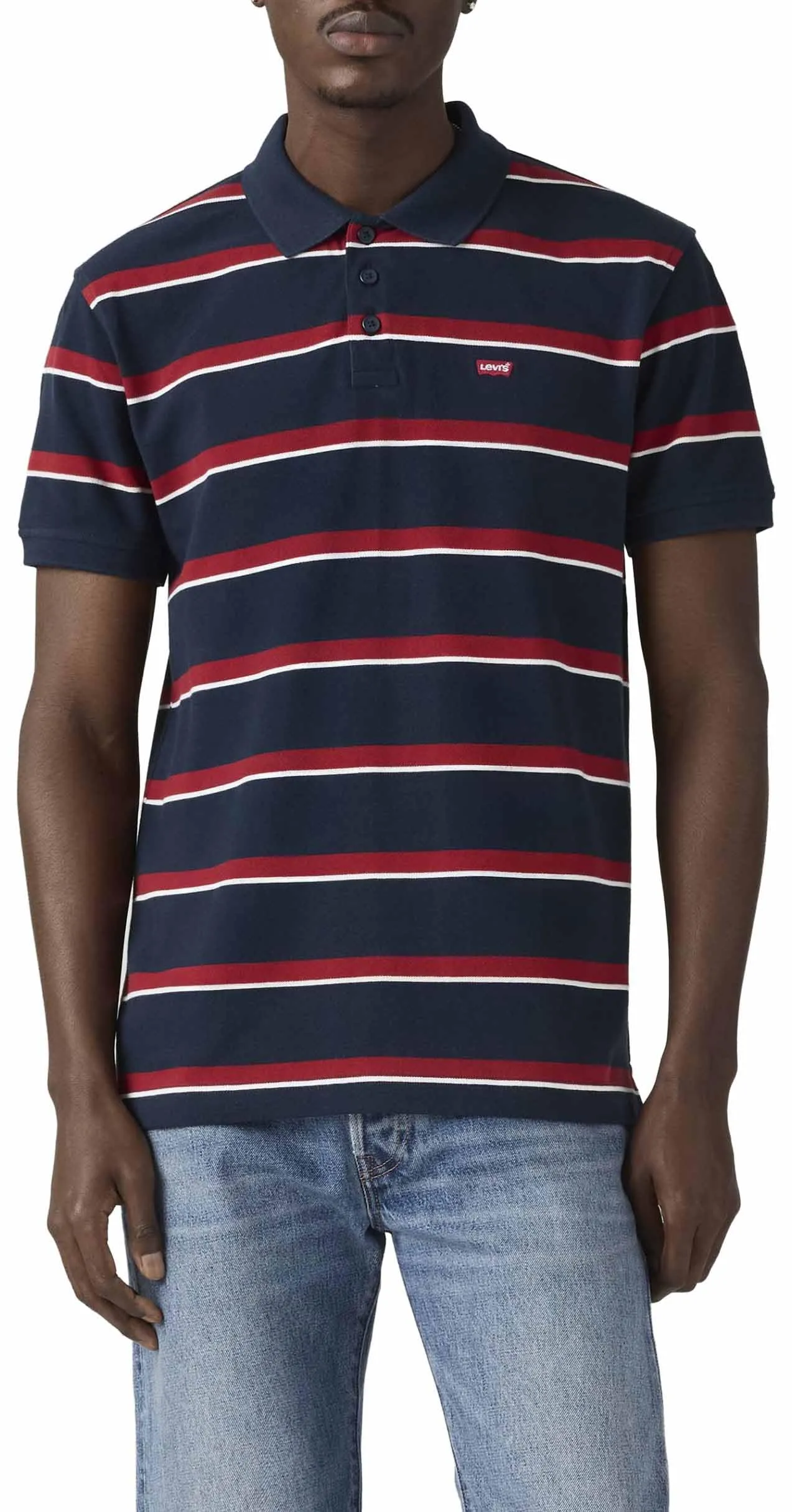 Levi's Polo Alden Stripe Navy Blazer M - immagine 1