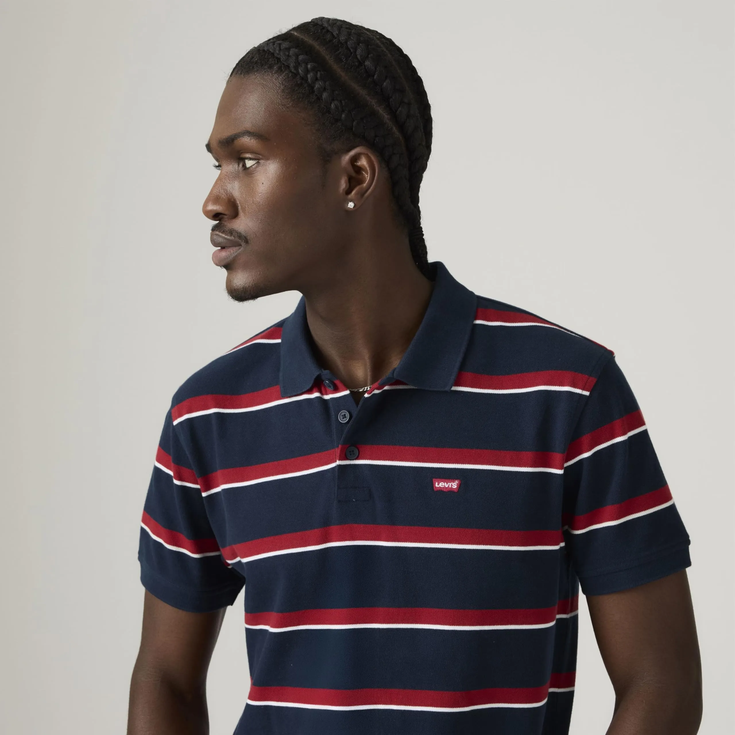 Levi's Polo Alden Stripe Navy Blazer M - immagine 10