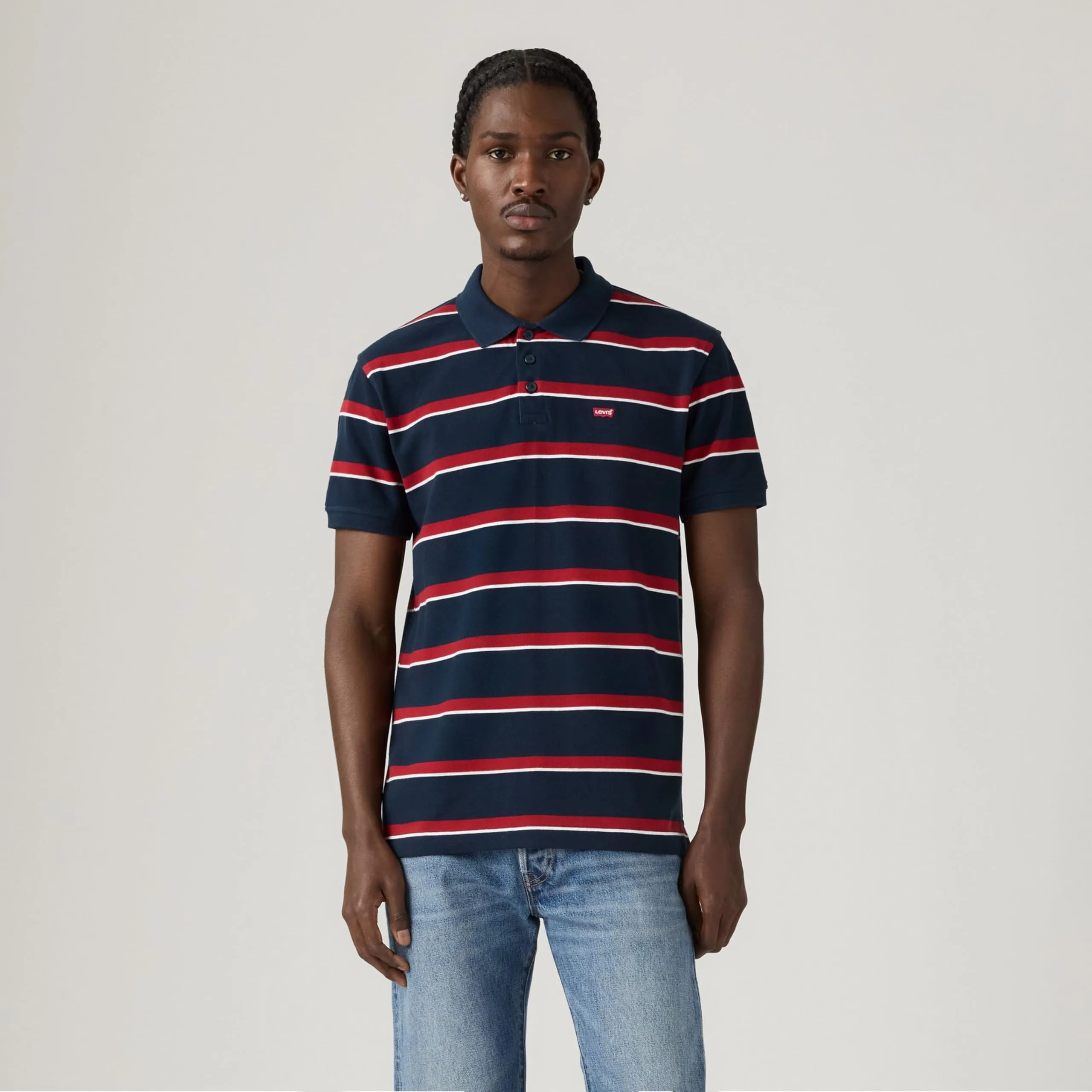 Levi's Polo Alden Stripe Navy Blazer L - immagine 4