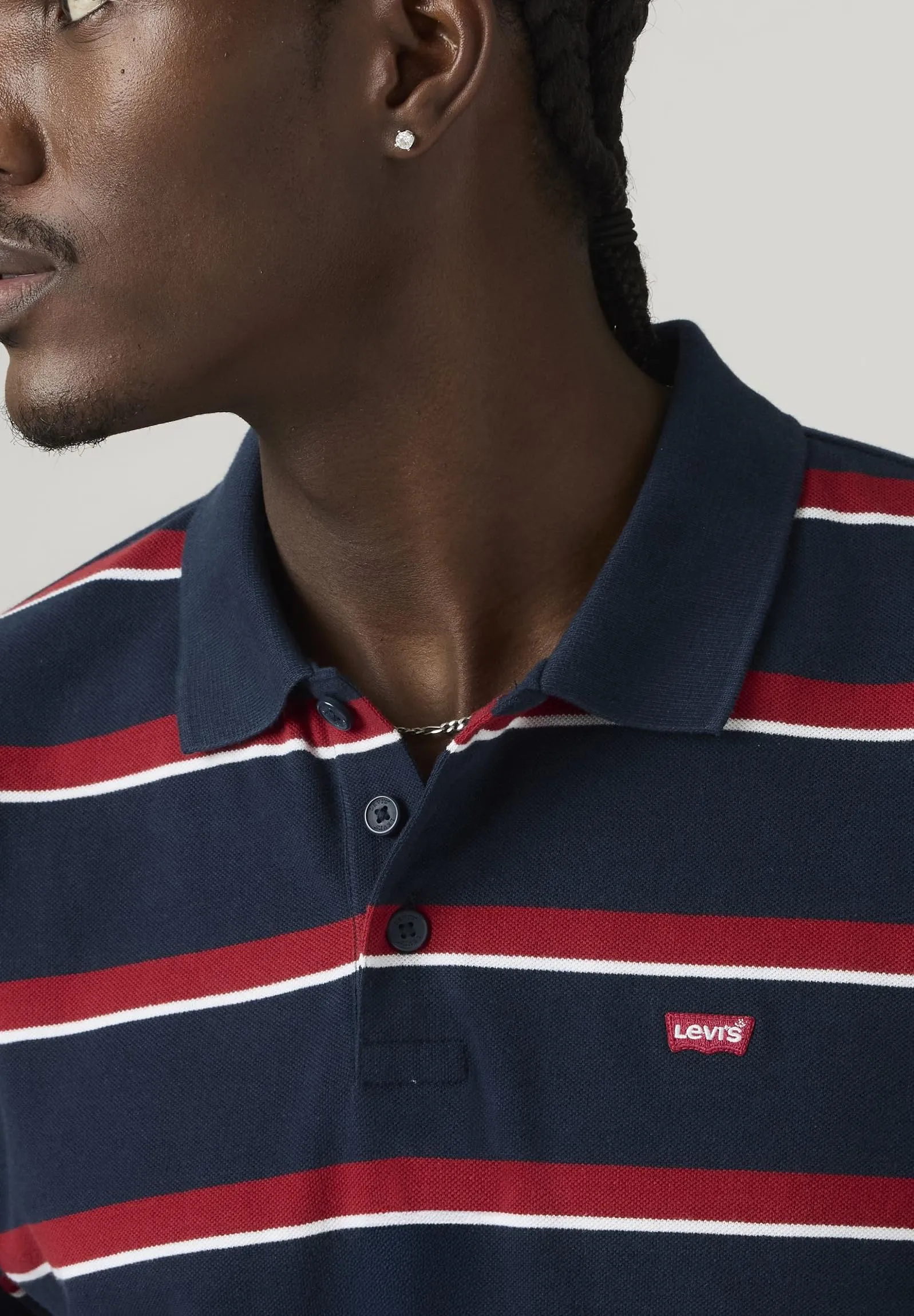 Levi's Polo Alden Stripe Navy Blazer L - immagine 6