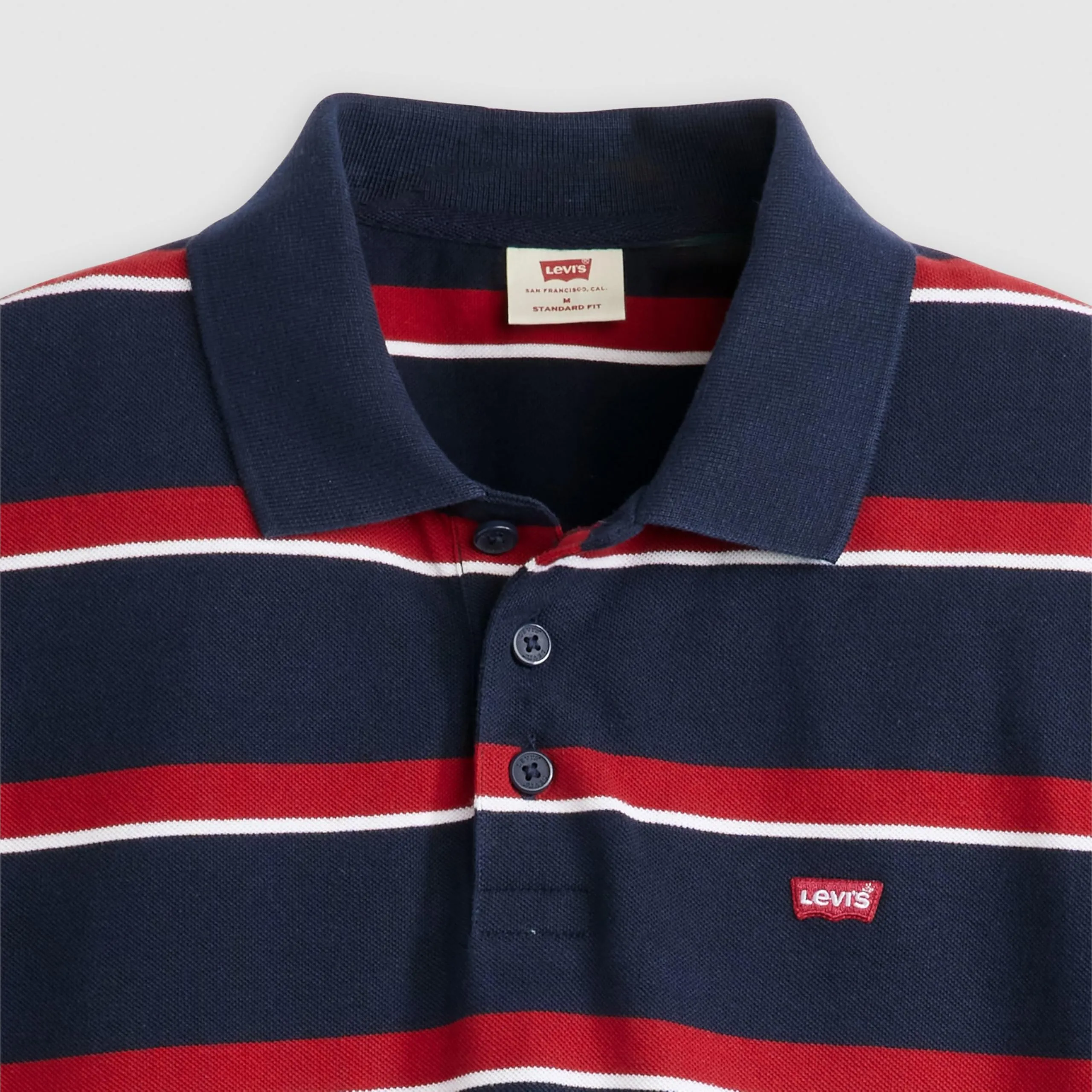 Levi's Housemark Polo Shirt, Alden Stripe Navy BL, S - immagine 5