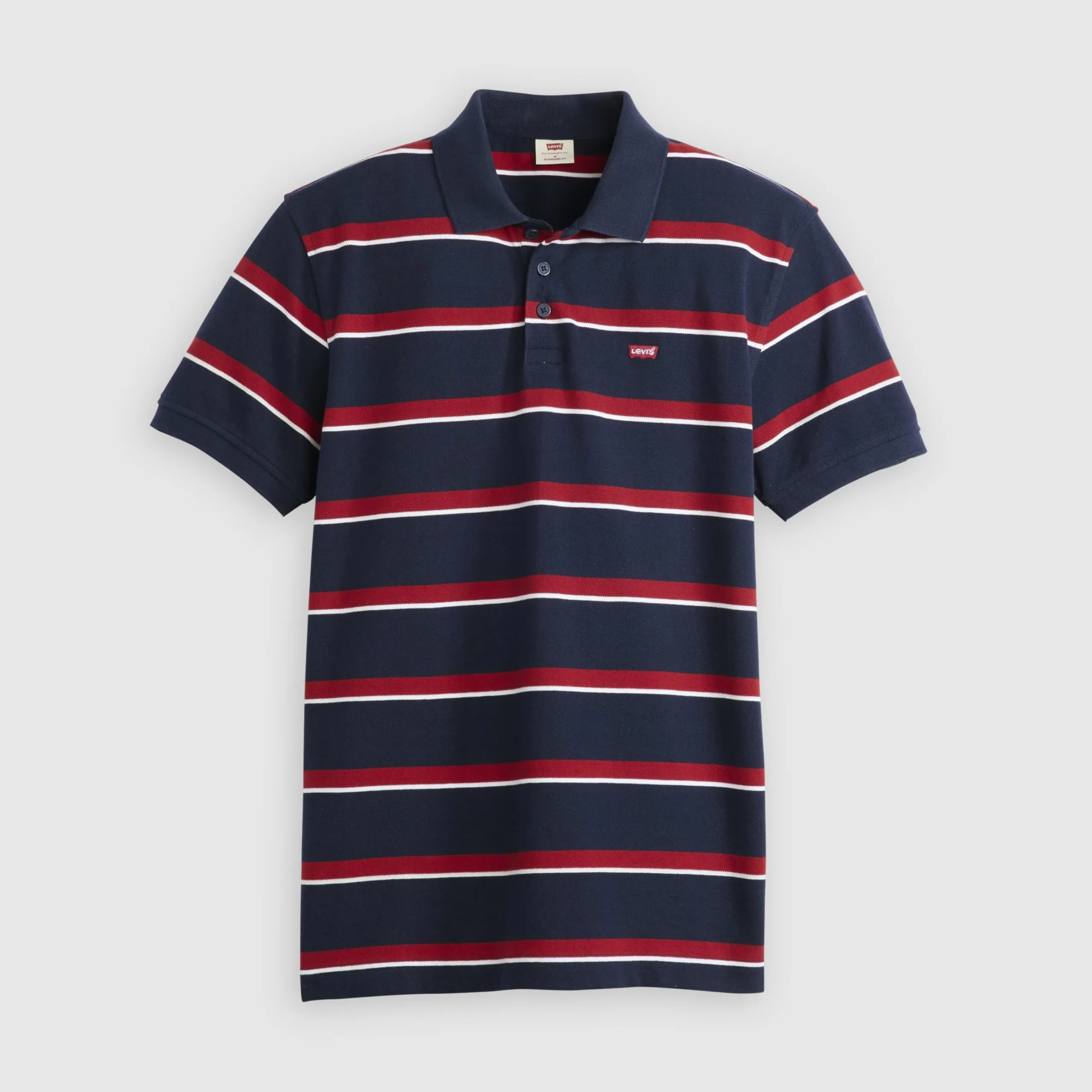 Levi's Housemark Polo Shirt, Alden Stripe Navy BL, S - immagine 8