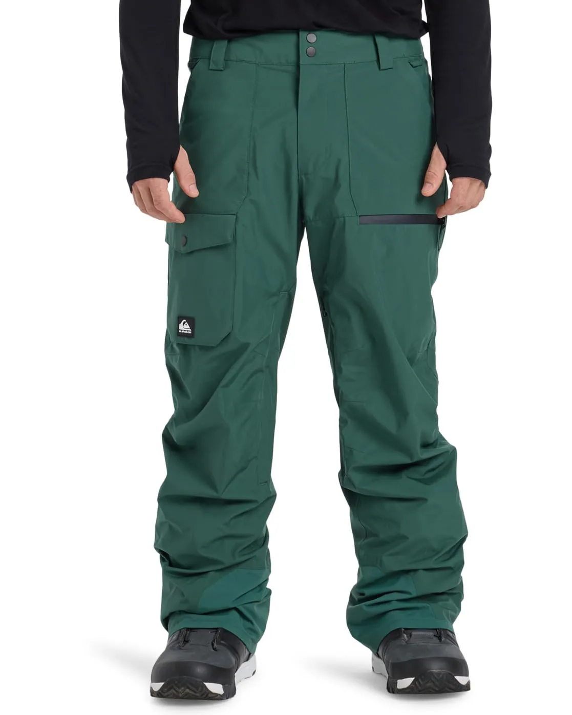 Quiksilver Snow Utility Pant Uomo - Trekking Verde - L - immagine 3