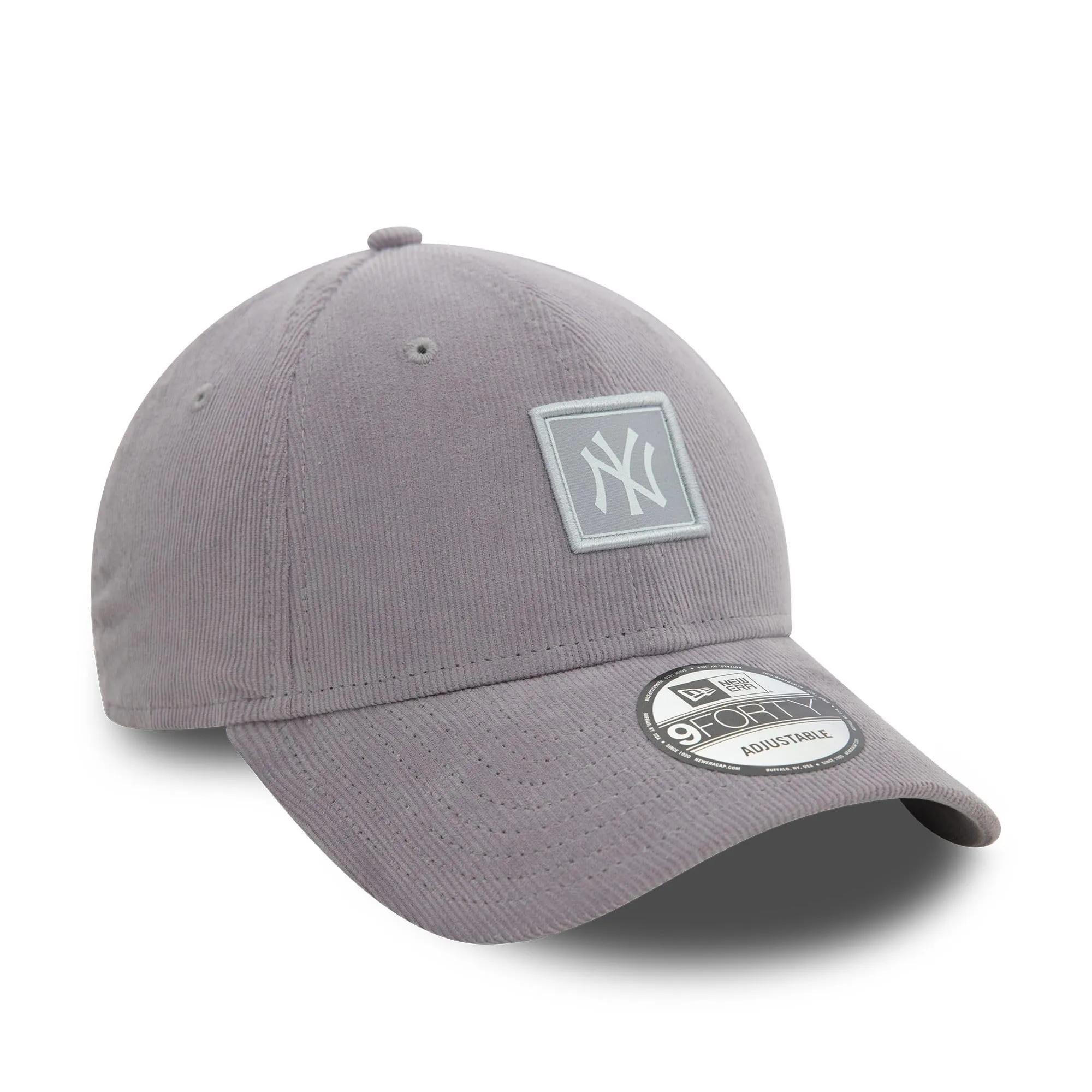New Era New York Yankees MLB Cappellino 9Forty Velluto a Coste Grigio - immagine 3