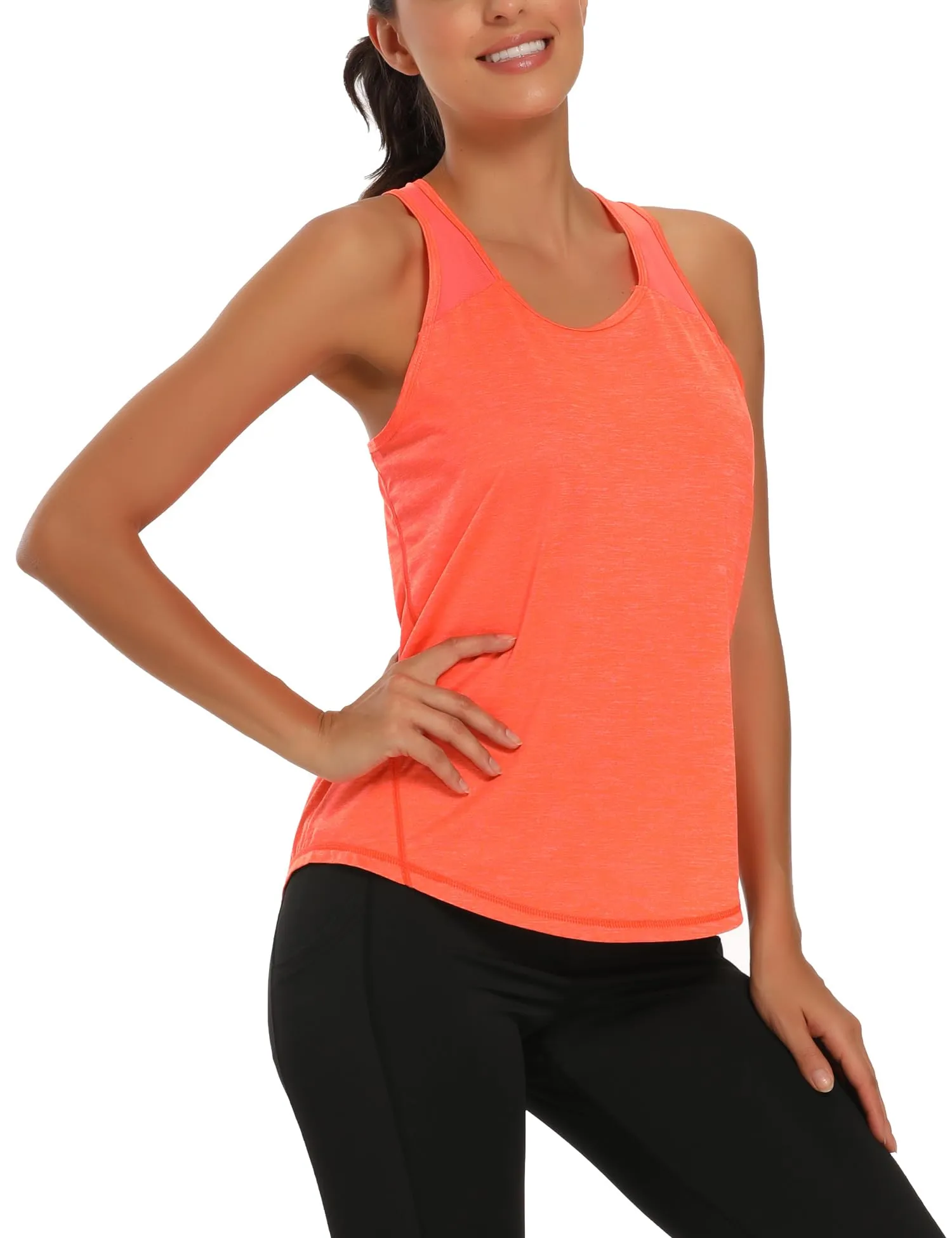 Dawnrole Canotta Sportiva Donna in Rete per Yoga e Corsa - immagine 2