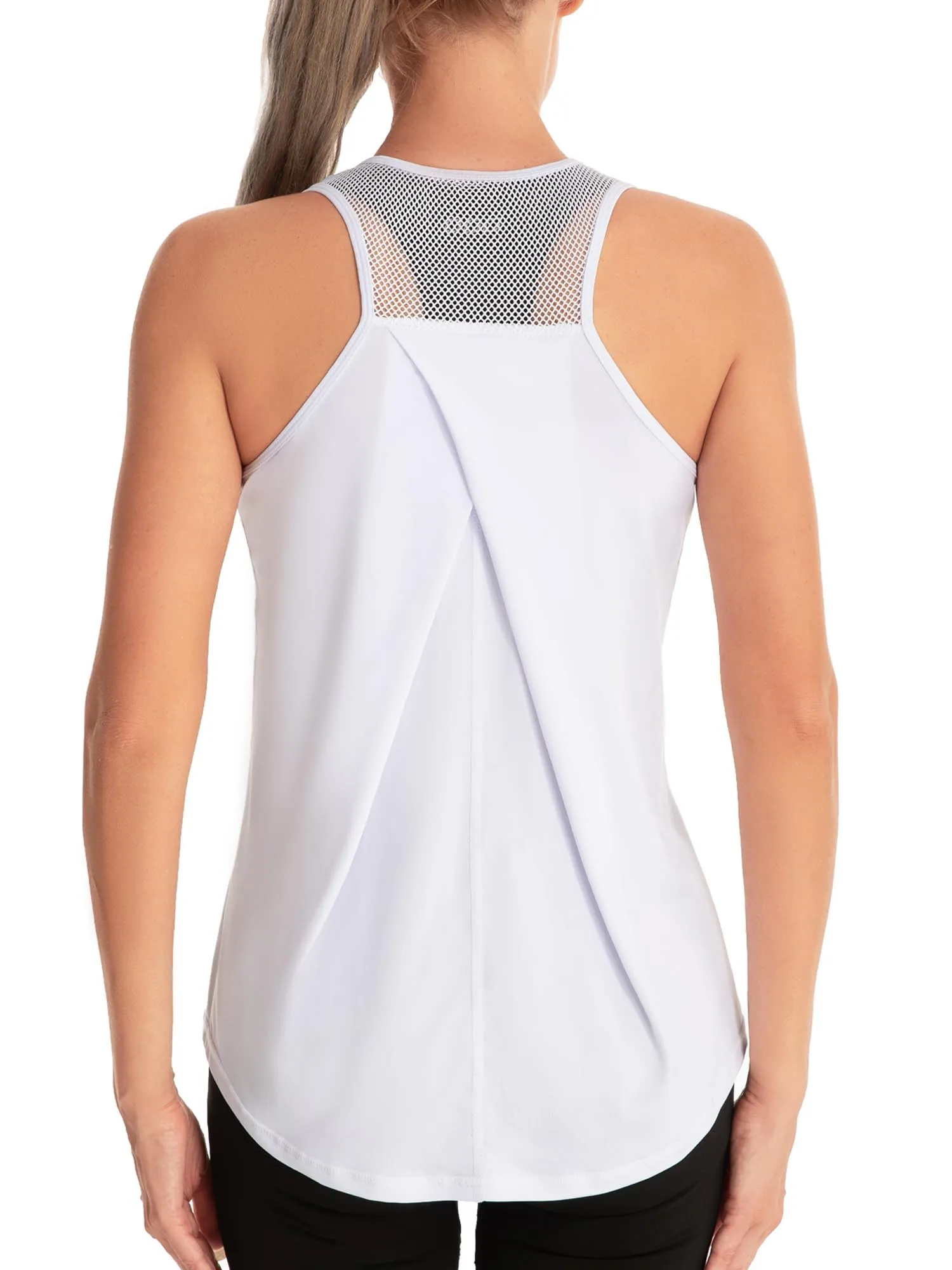 Dawnrole Canotta Sportiva Donna in Rete per Yoga e Corsa - immagine 1