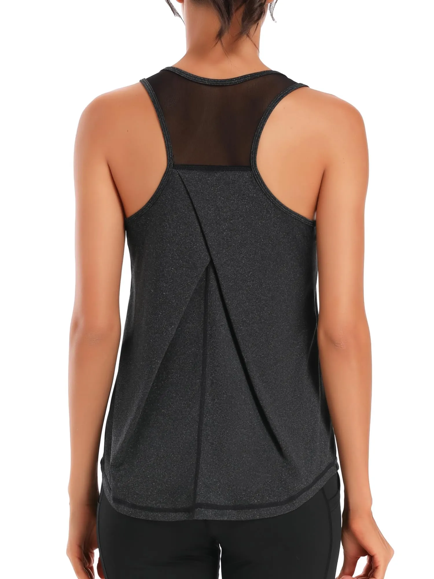 Dawnrole Canotta Sportiva Donna in Rete per Yoga e Corsa - immagine 1