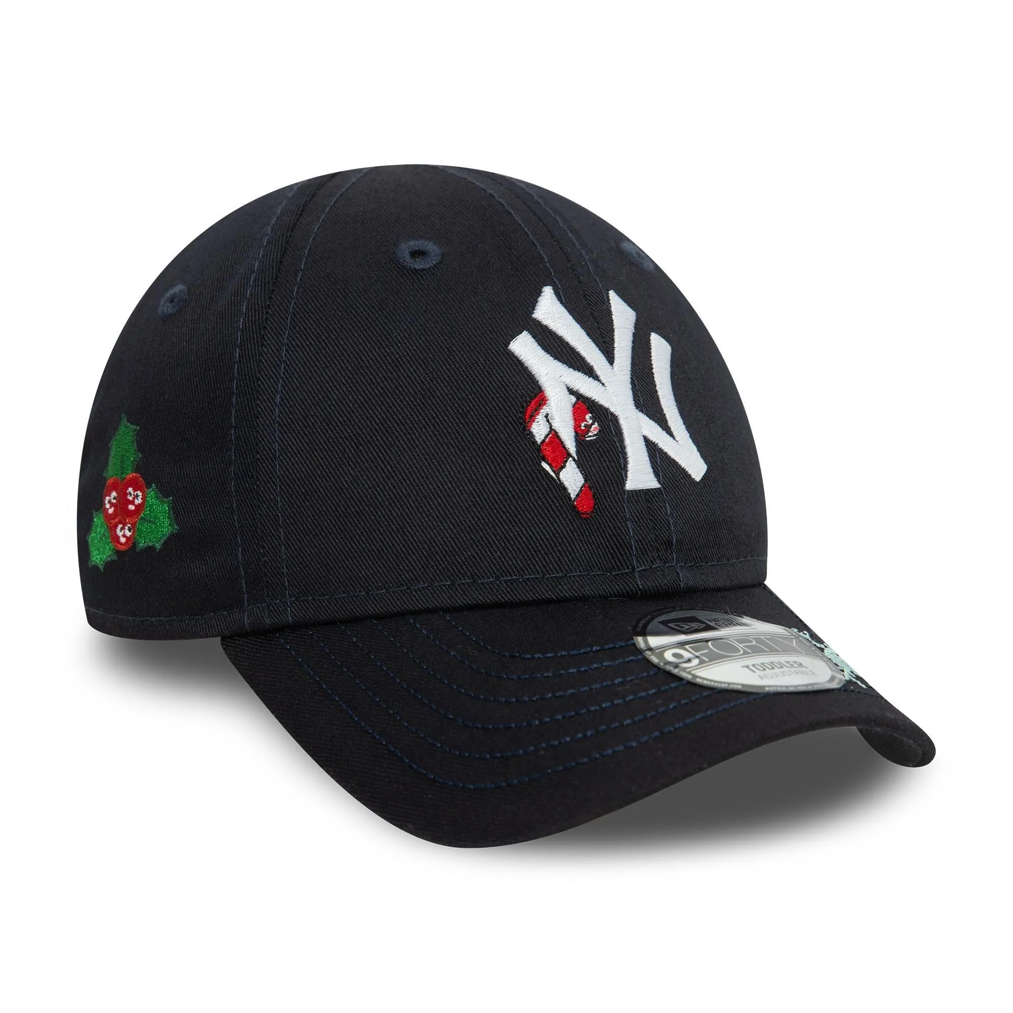 New Era New York Yankees Berretto Natalizio per Bambini 2-4 anni, Blu - immagine 1