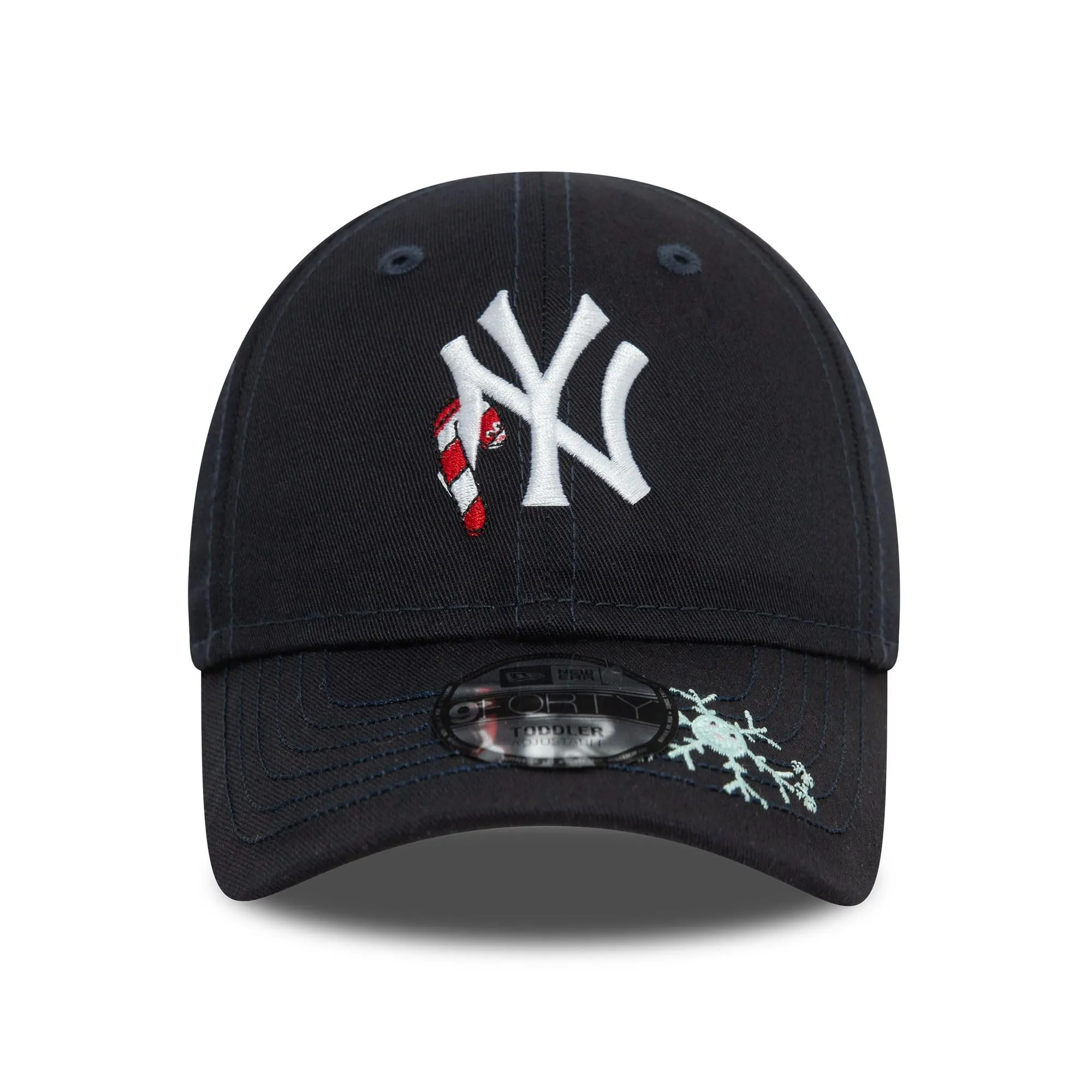 New Era New York Yankees Berretto Natalizio per Bambini 2-4 anni, Blu - immagine 2