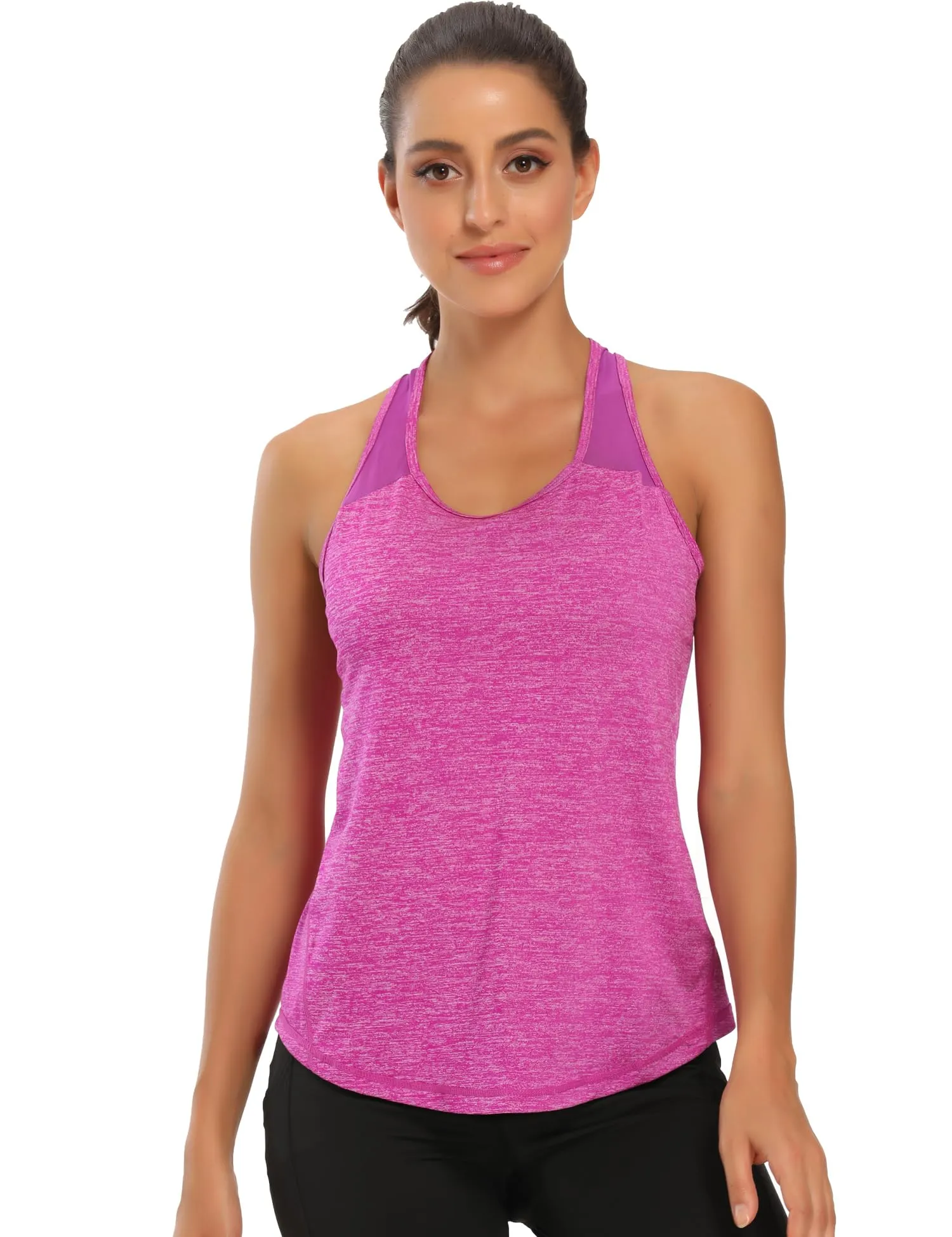 Dawnrole Canotta Sportiva in Rete per Donna - Yoga, Corsa e Fitness - immagine 2