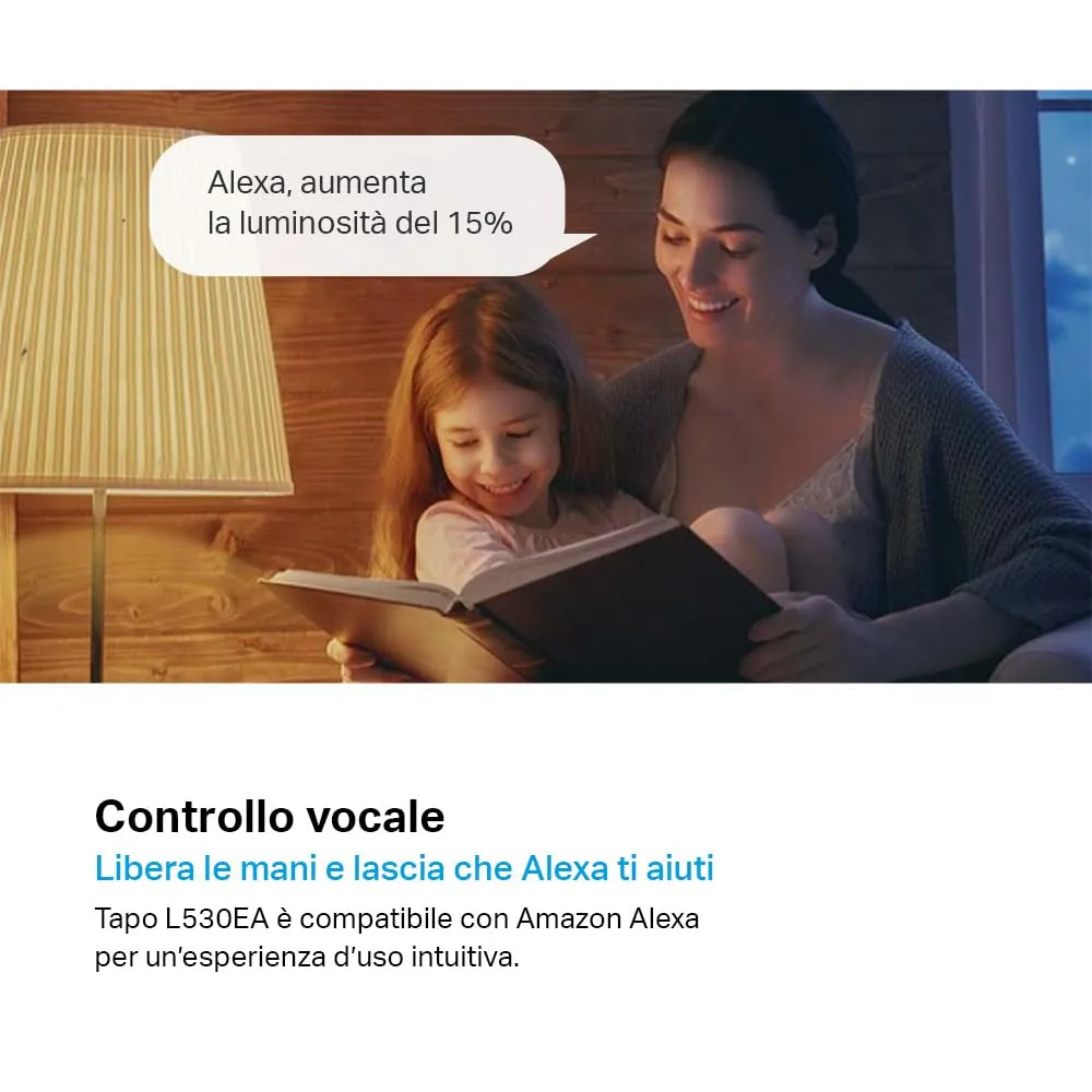 Tapo L530EA Lampadina Smart WiFi E27 Multicolore 806lm 9W Alexa - immagine 2