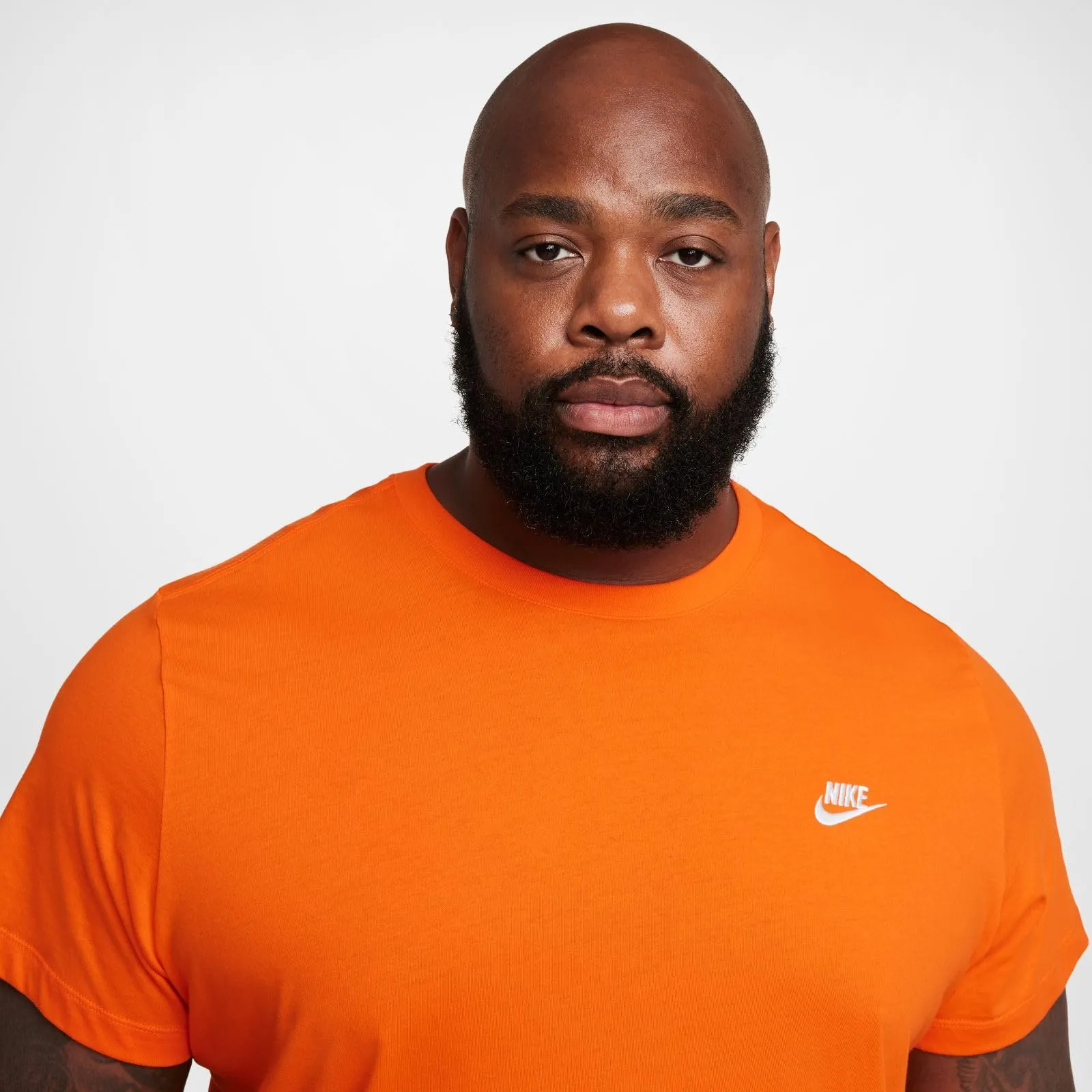 Nike Sportswear Club T-Shirt - Safety Orange, AR4997-819, M - immagine 4
