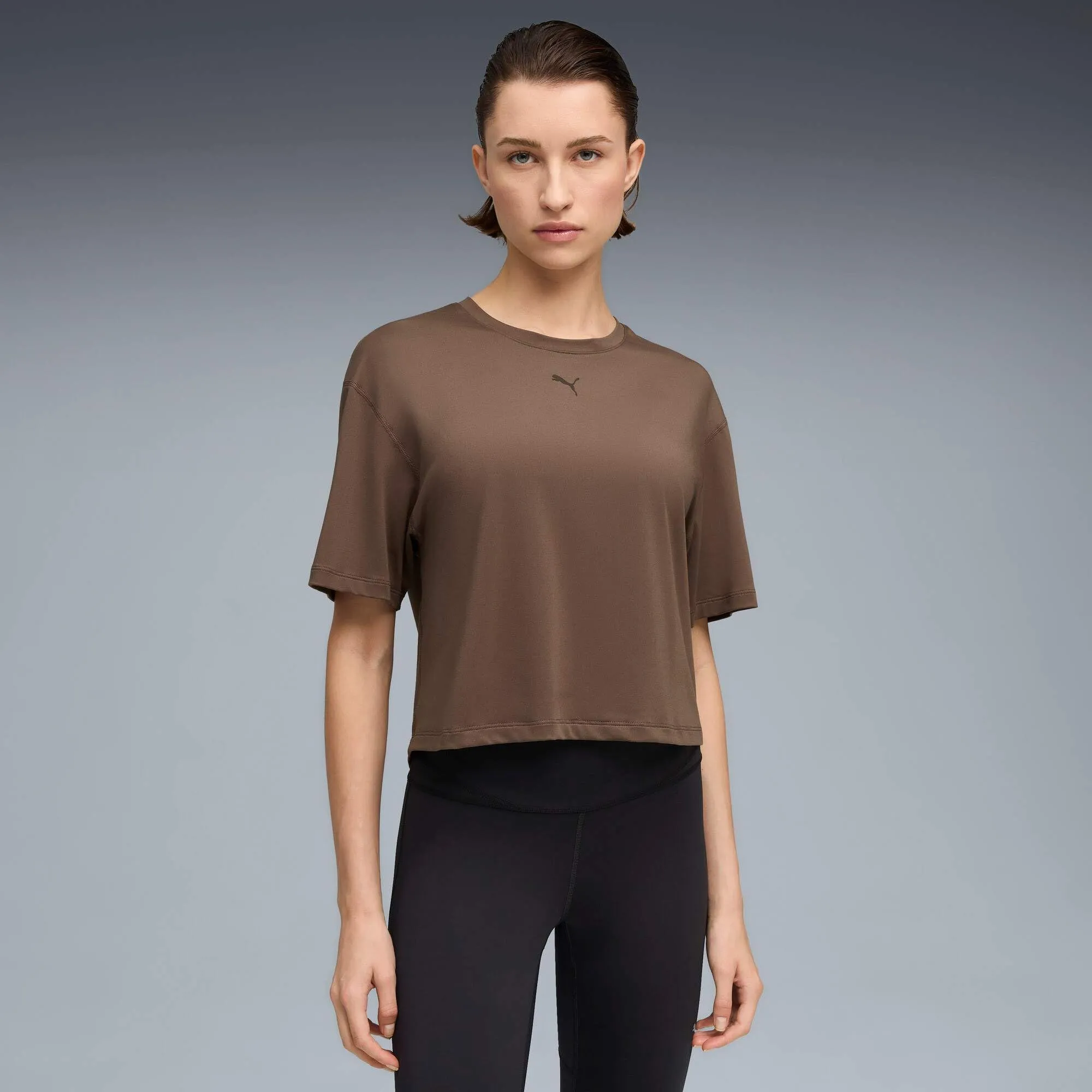 Puma W Cloudspun Relaxed Tee - Flat Bronze - immagine 5