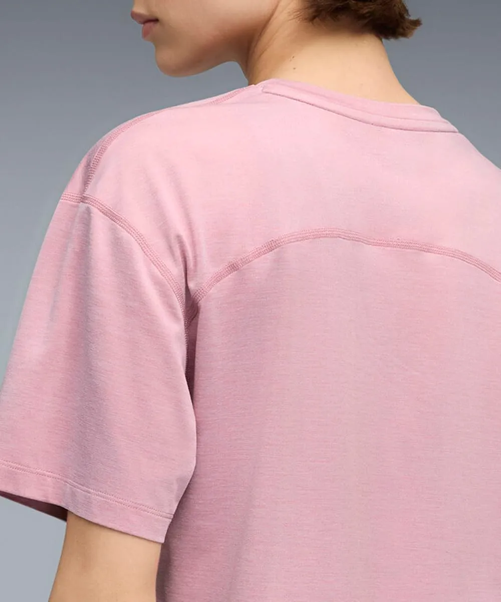 Puma Women's Cloudspun Relaxed Tee - Poised Pink Heather - immagine 5