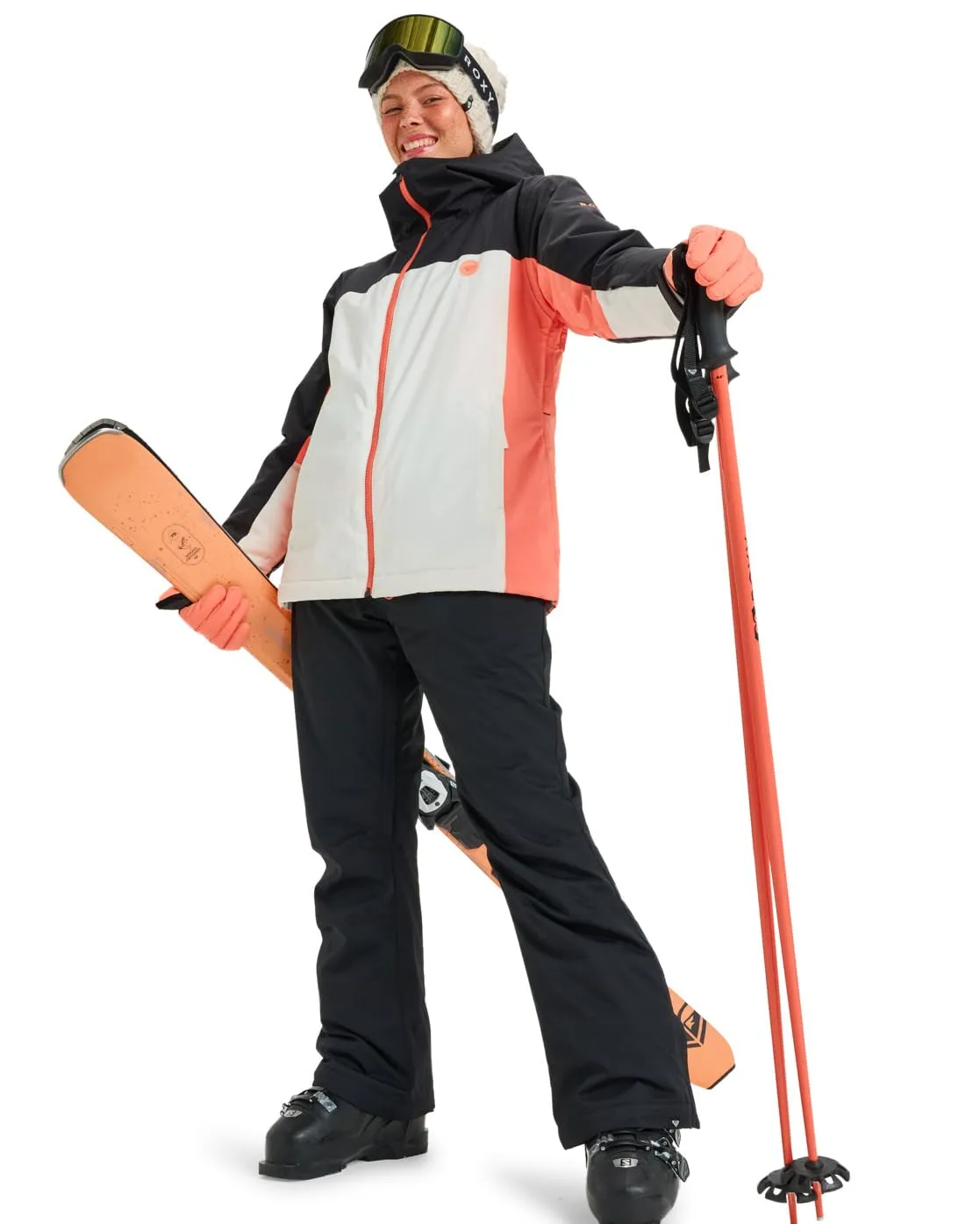 Roxy Galaxy Snow Jacket Nero L - immagine 4