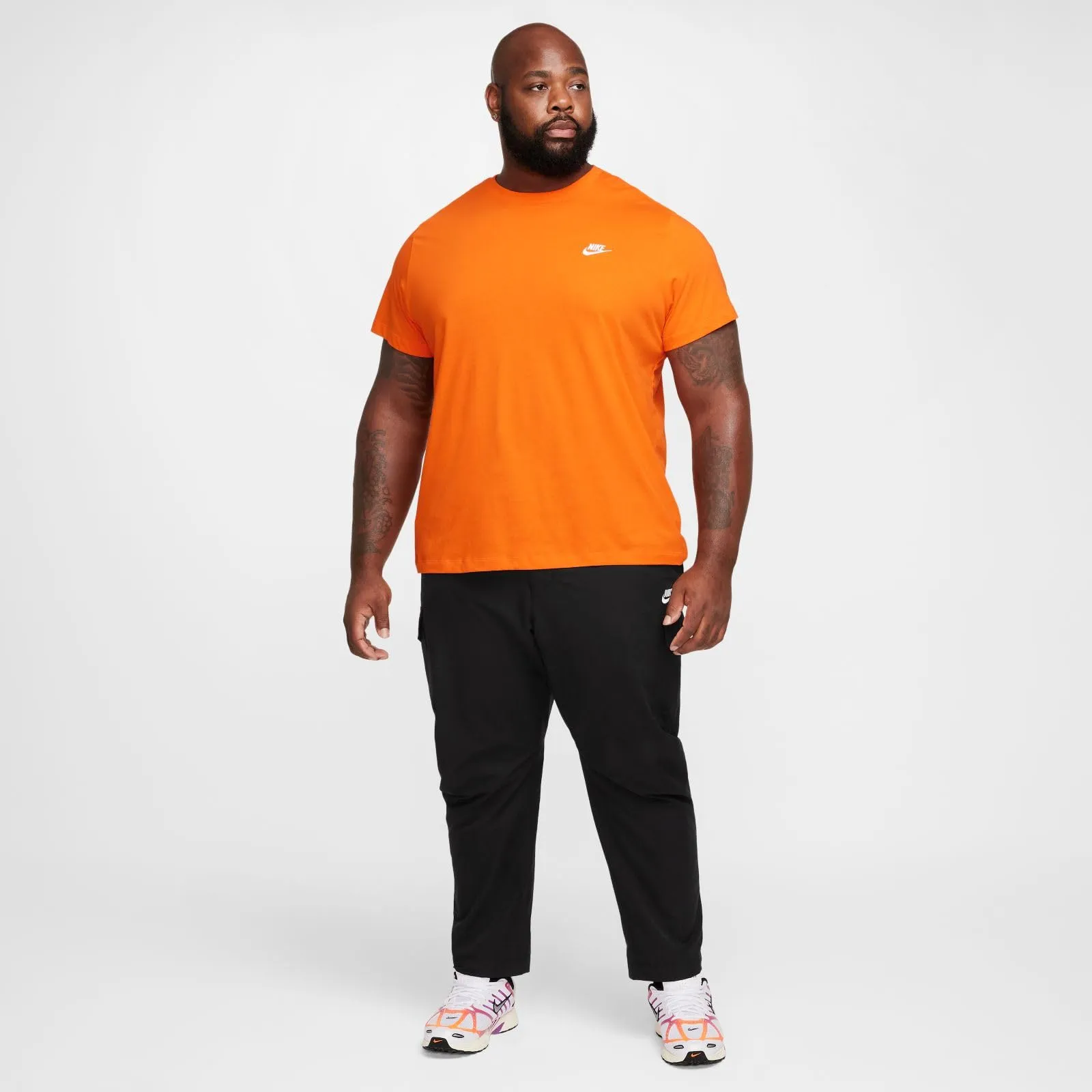 Nike Sportswear Club T-Shirt - Safety Orange, AR4997-819, XL - immagine 5