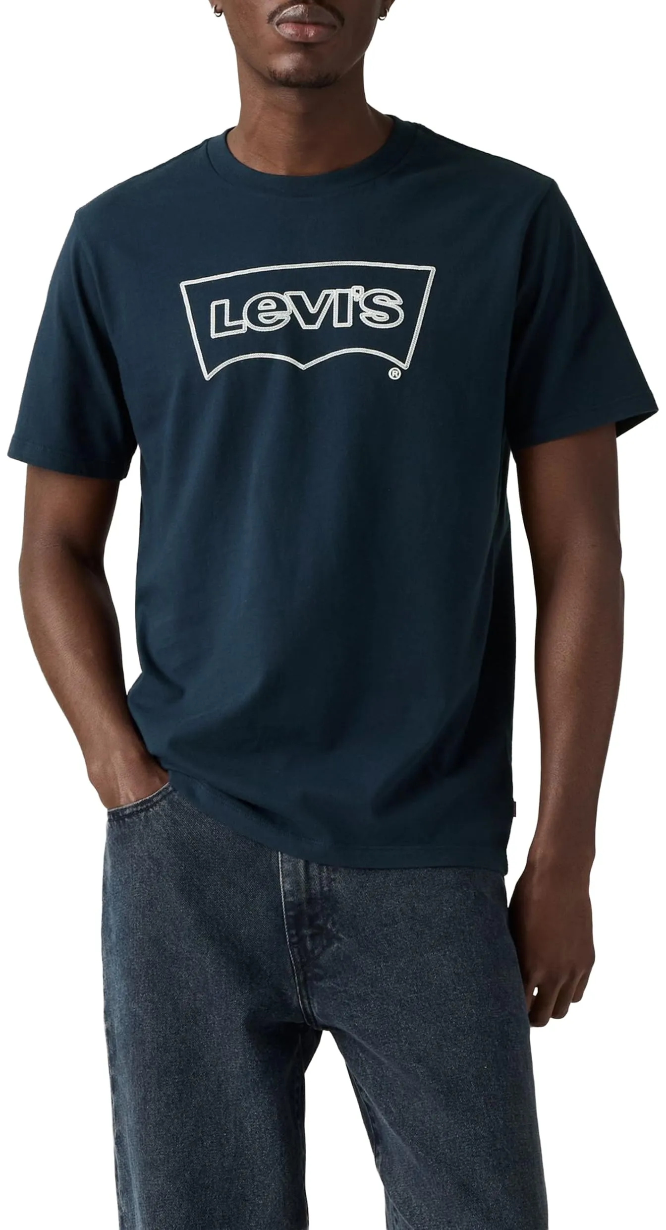 Levi's Graphic Crewneck Tee Ssnl BW Rope Navy B Tbd11 M - immagine 1