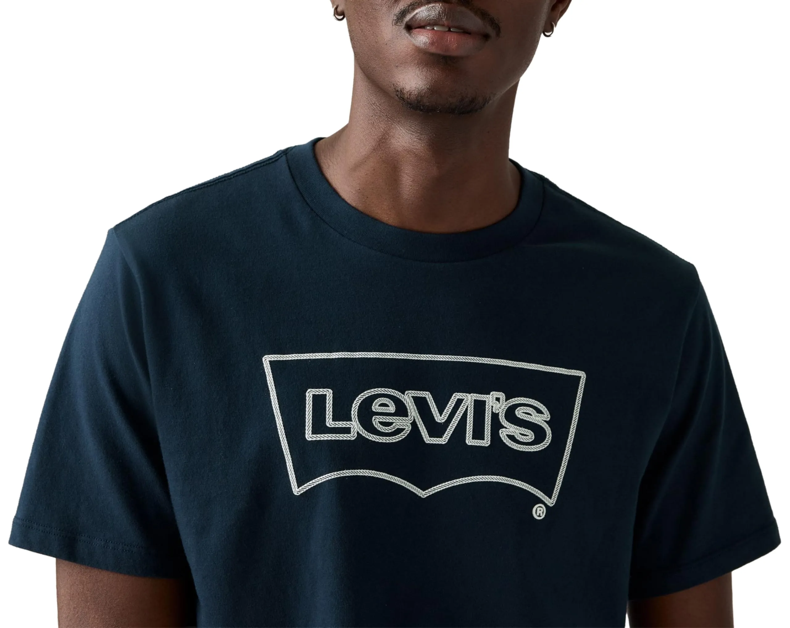 Levi's Graphic Crewneck Tee Ssnl BW Rope Navy B Tbd11 M - immagine 4