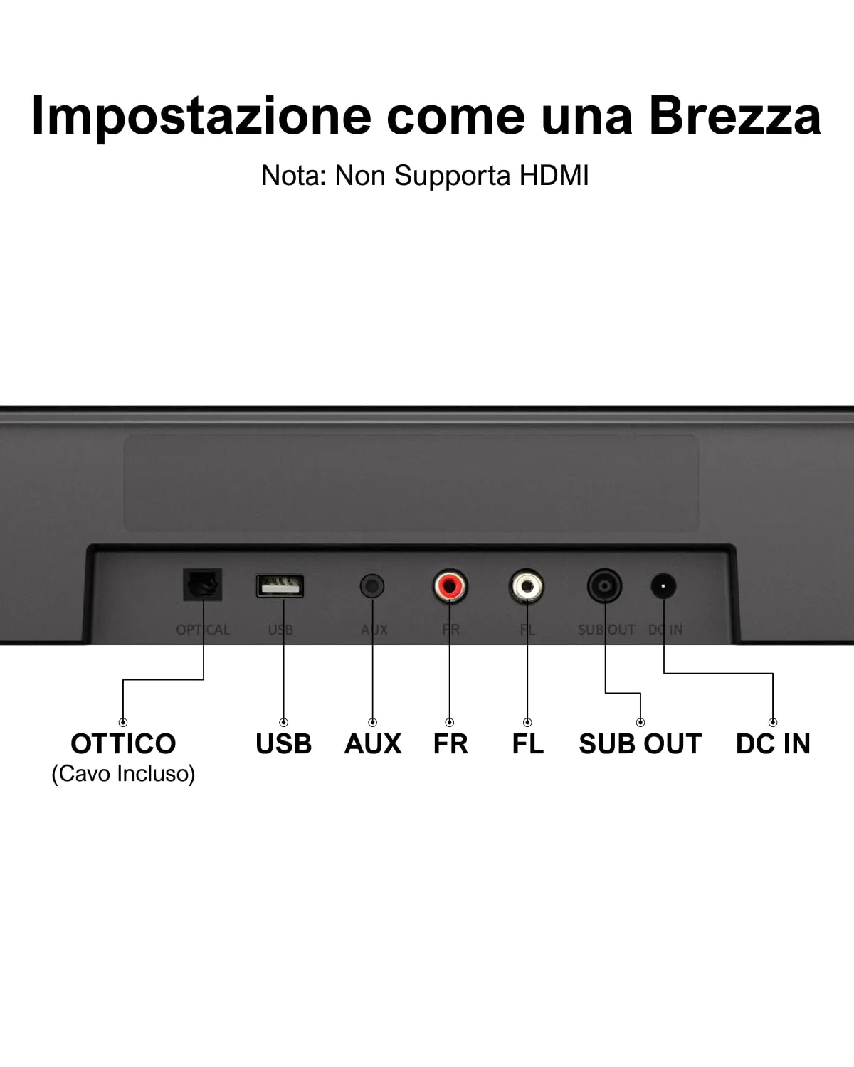 ULTIMEA Aura A40 Soundbar 7.1ch con Subwoofer da 4" e 4 Altoparlanti Surround, Bluetooth 5.3, Controllo App - immagine 10