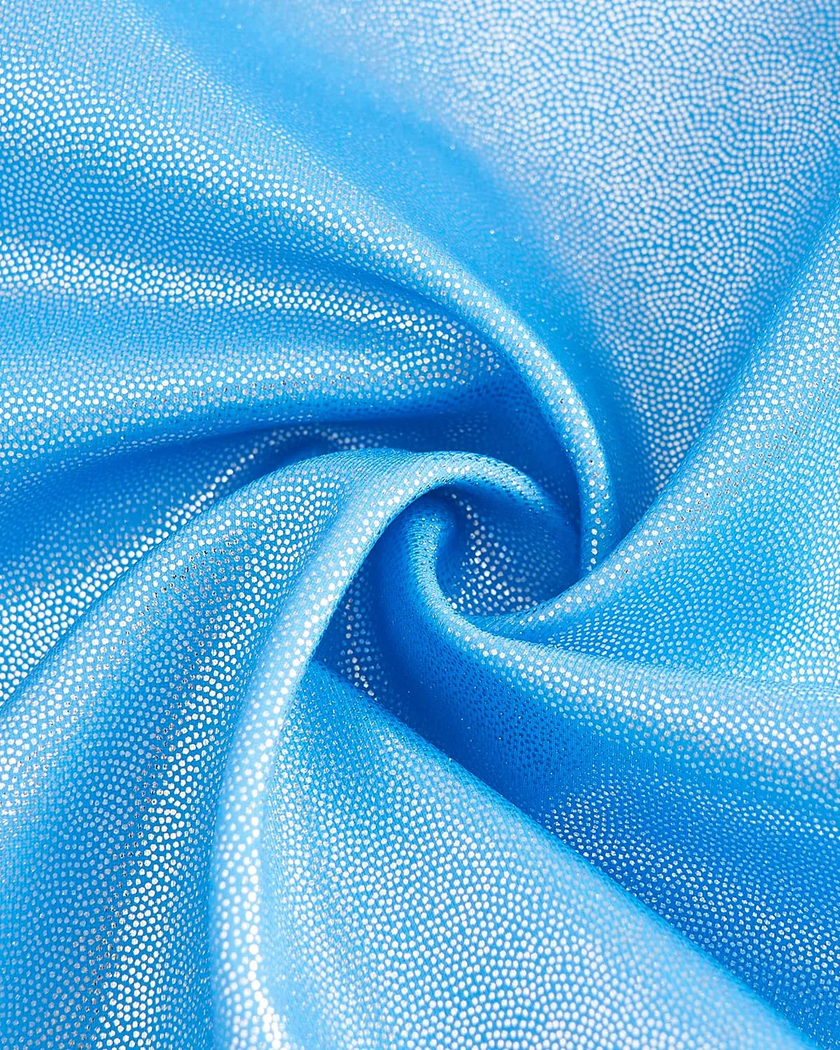 Gogokids Set da Ginnastica 3 Pezzi con Body Senza Maniche, Pantaloncini e Fascia, Blu e Viola, 110(100-110 cm, 5-6Y) - immagine 3