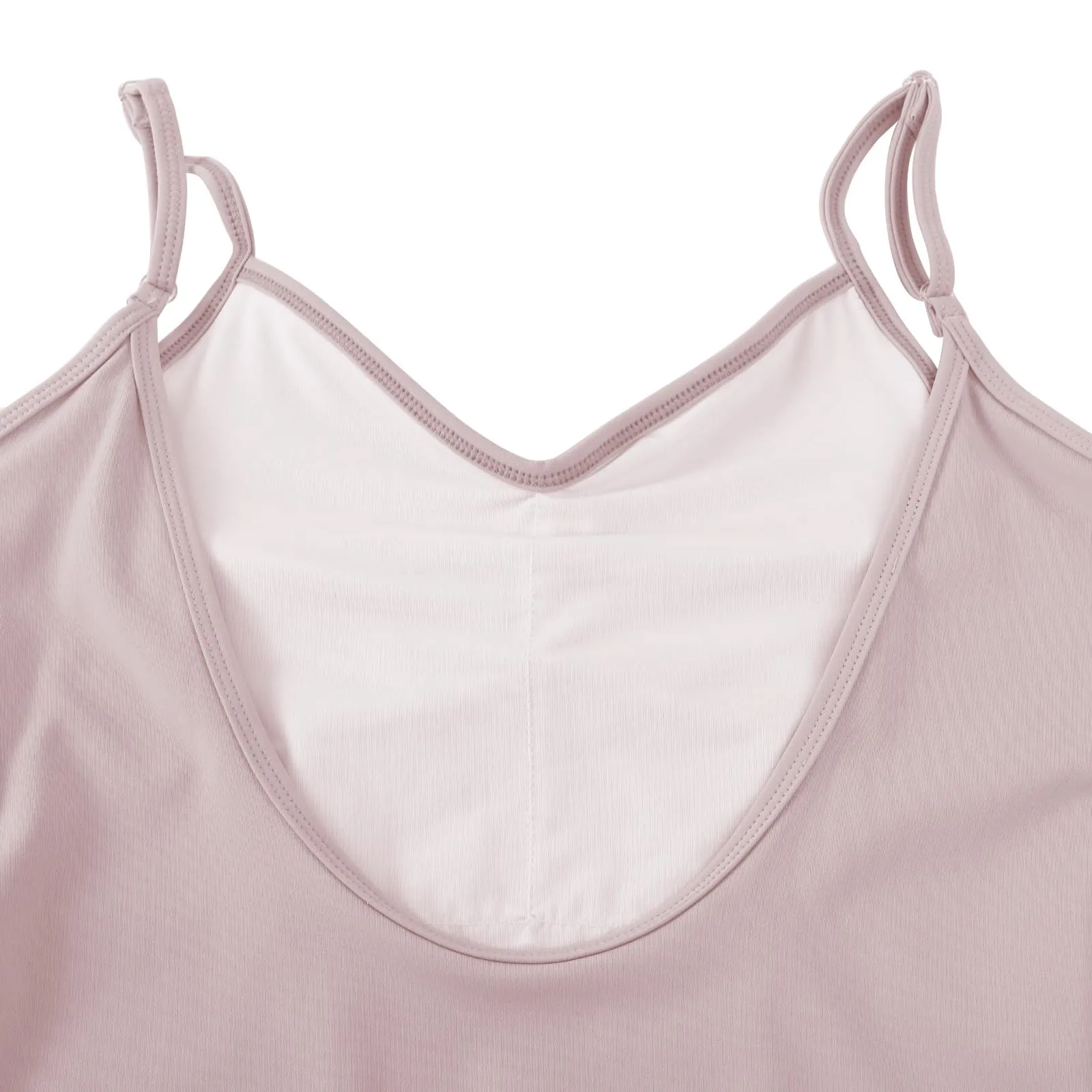 ZYXWVU Body Danza Classica Donna con Spalline Regolabili, C20, Rosa, XL - immagine 6