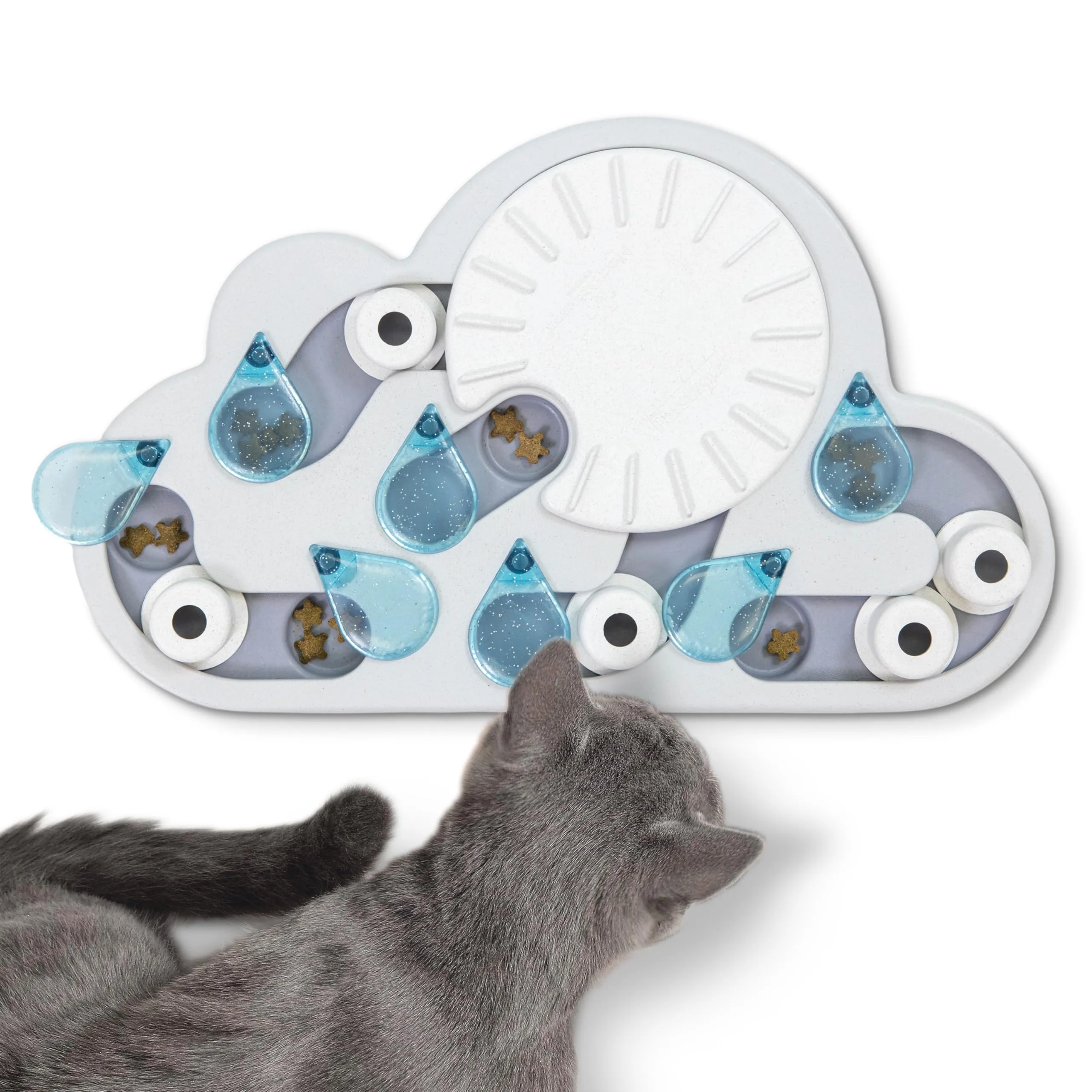 Catstages Nina Ottosson Rainy Day Puzzle & Play Rompicapo Interattivo per Gatti - immagine 1
