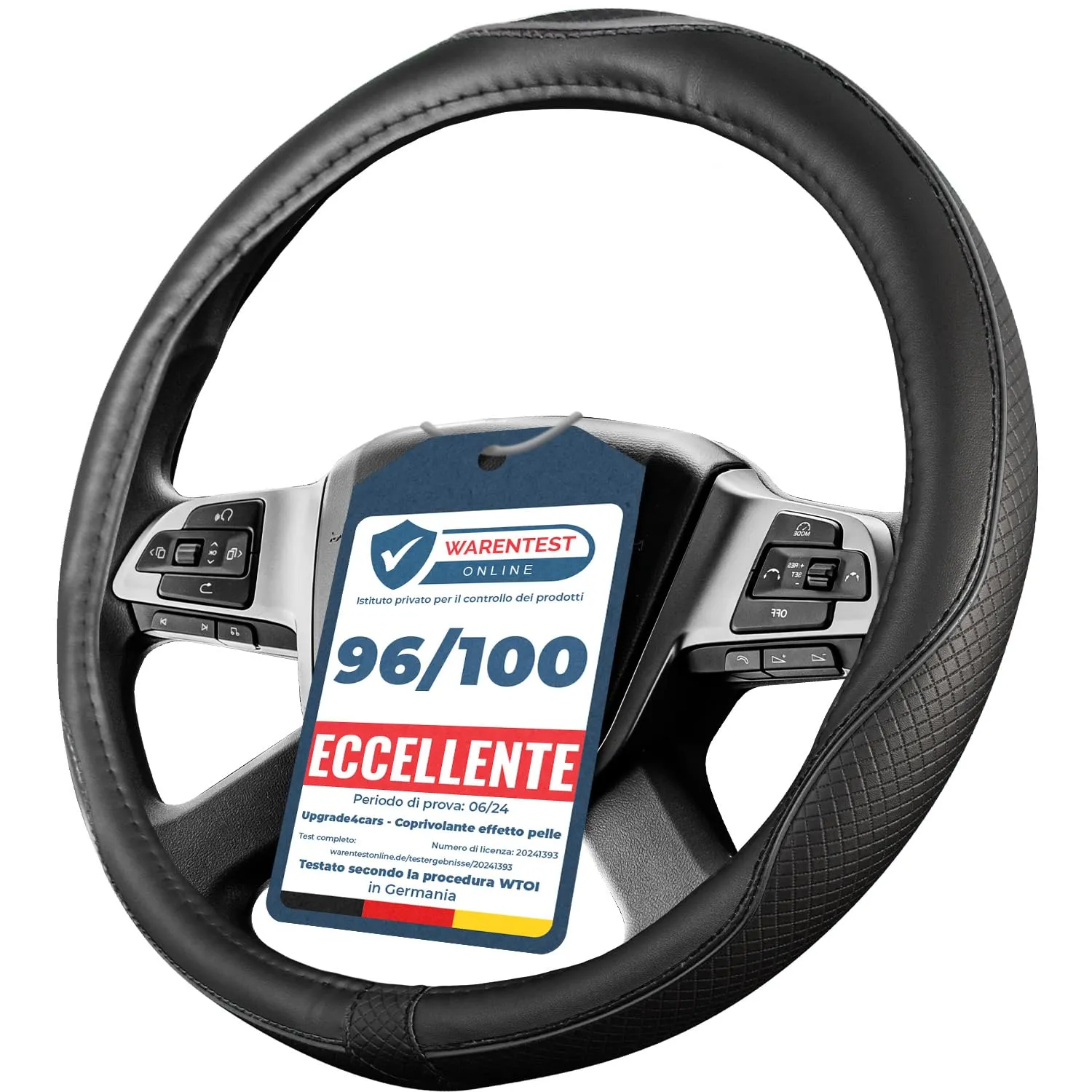 Upgrade4cars Coprivolante Camion 44-46 cm Nero Universale - immagine 1