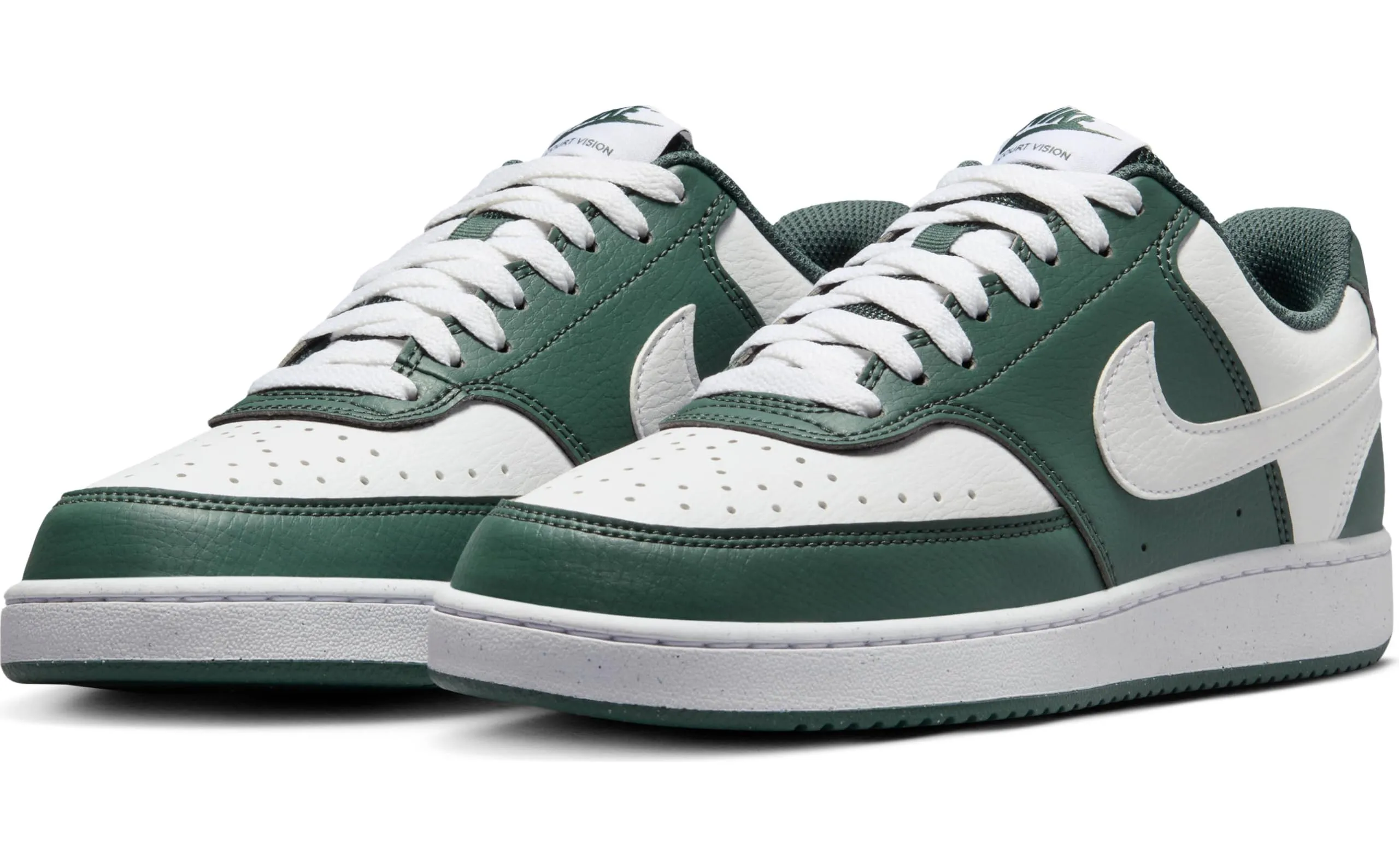 Nike Court Vision Low Next Nature Women's Shoes - Vintage Green White, 35.5 EU - immagine 2